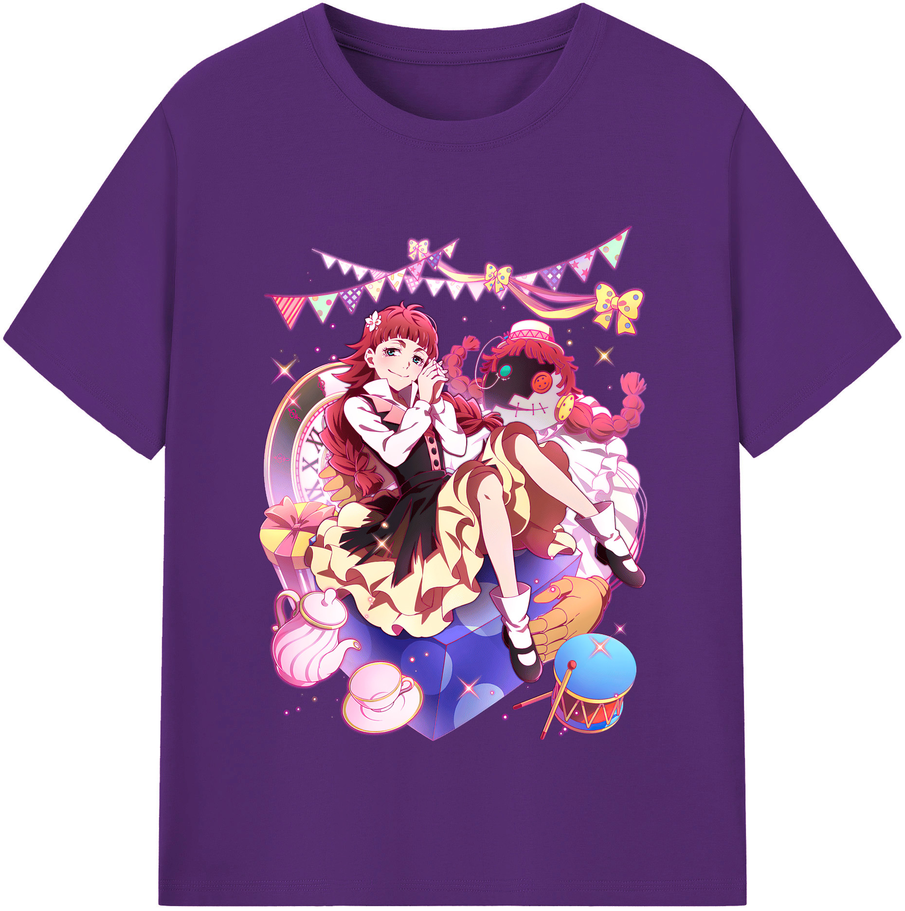（画像用） 文豪ストレイドッグス Bungo Stray Dogs 綿100％半袖Tシャツ（フロントプリント）
