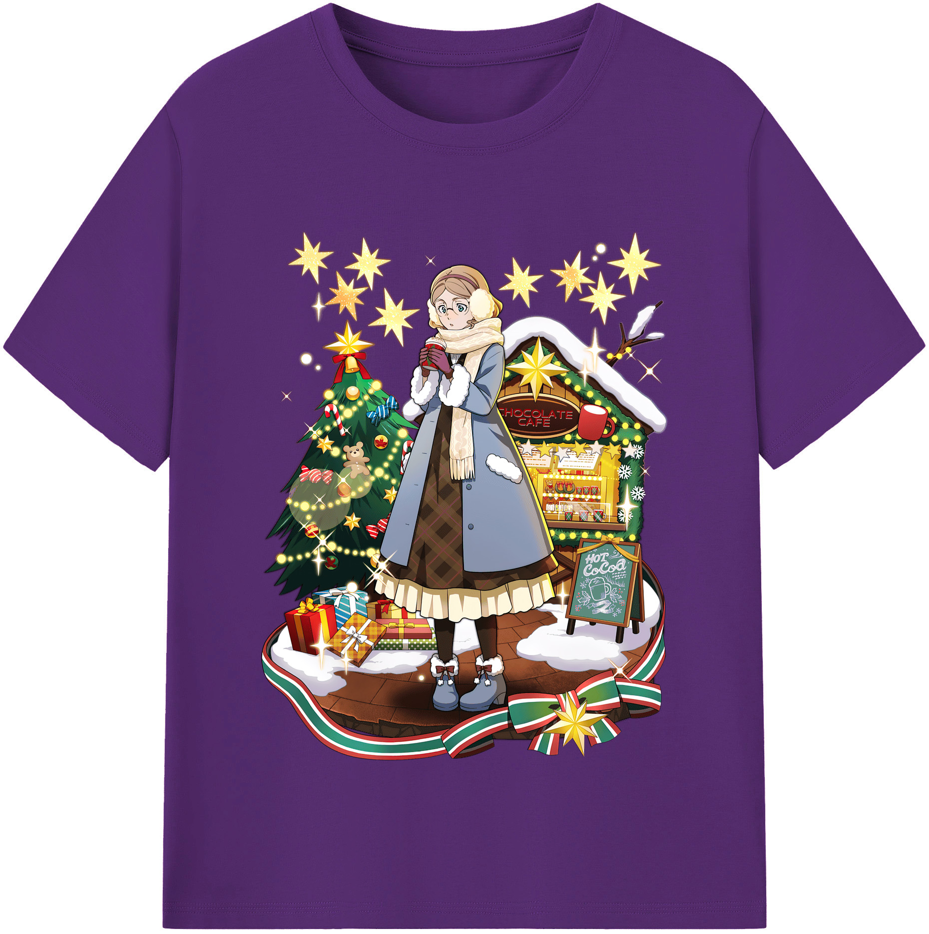 （画像用） 文豪ストレイドッグス Bungo Stray Dogs 綿100％半袖Tシャツ（フロントプリント）