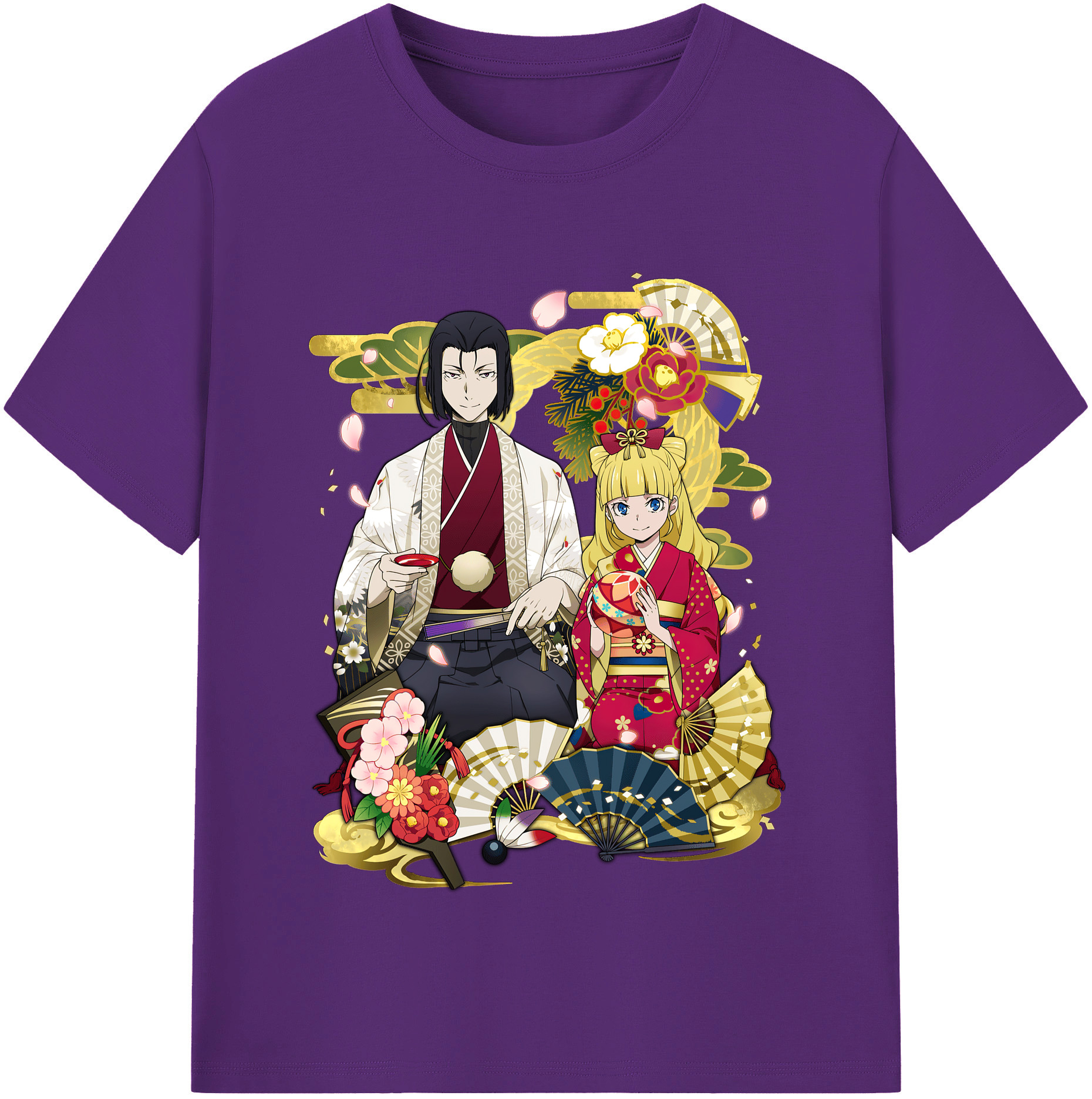 （画像用） 文豪ストレイドッグス Bungo Stray Dogs 綿100％半袖Tシャツ（フロントプリント）