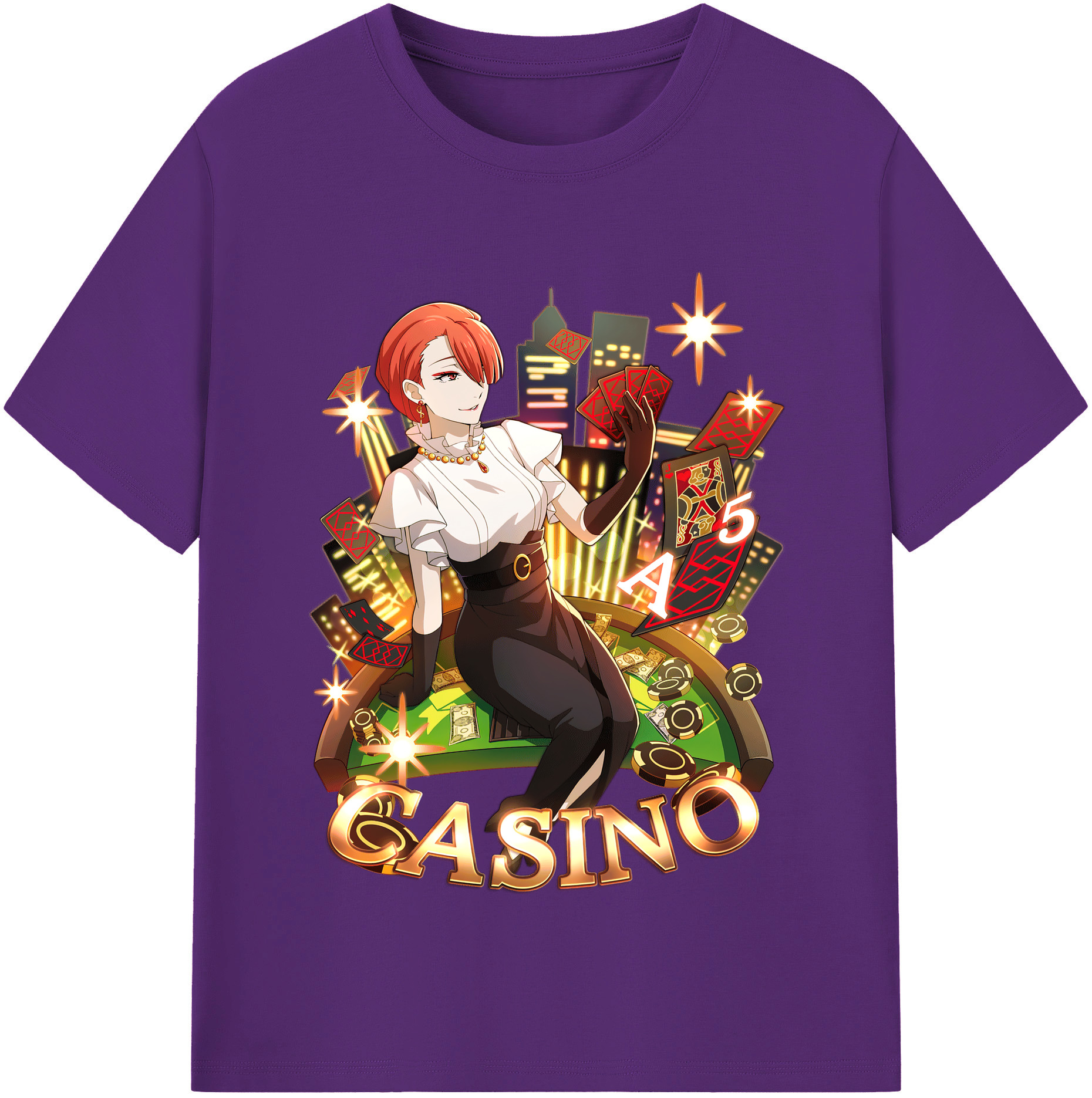 （画像用） 文豪ストレイドッグス Bungo Stray Dogs 綿100％半袖Tシャツ（フロントプリント）