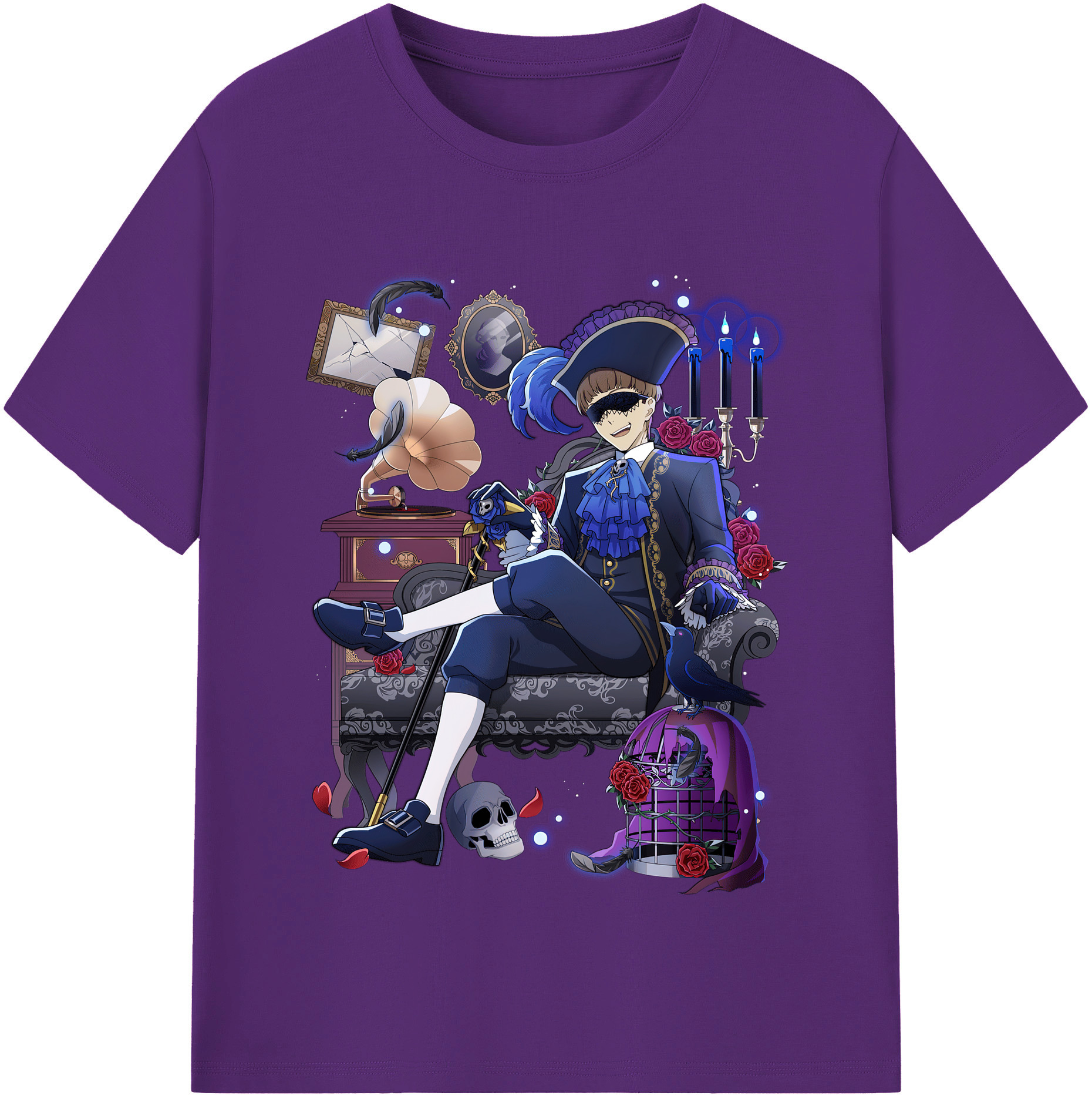 （画像用） 文豪ストレイドッグス Bungo Stray Dogs 綿100％半袖Tシャツ（フロントプリント）