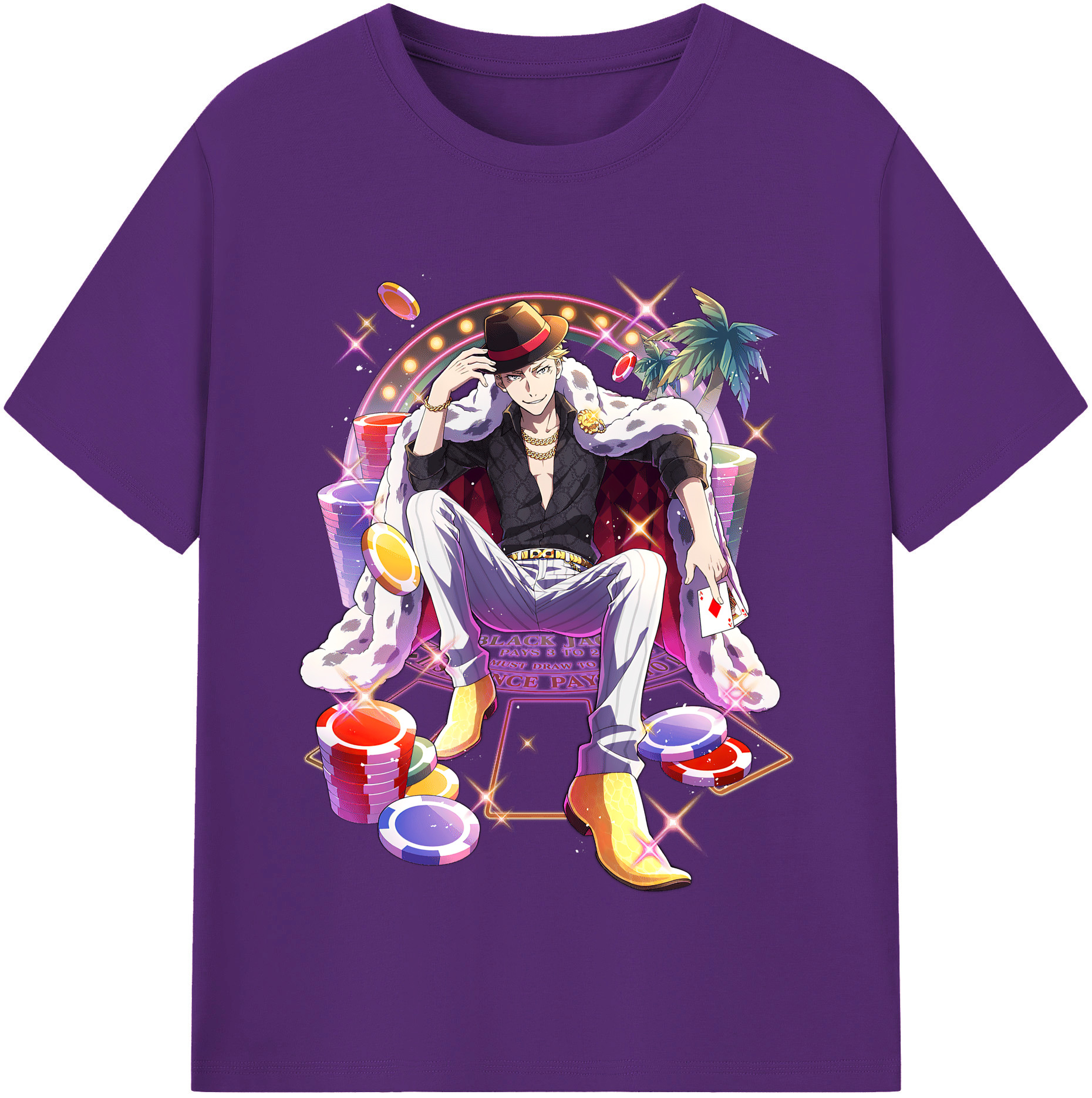 （画像用） 文豪ストレイドッグス Bungo Stray Dogs 綿100％半袖Tシャツ（フロントプリント）