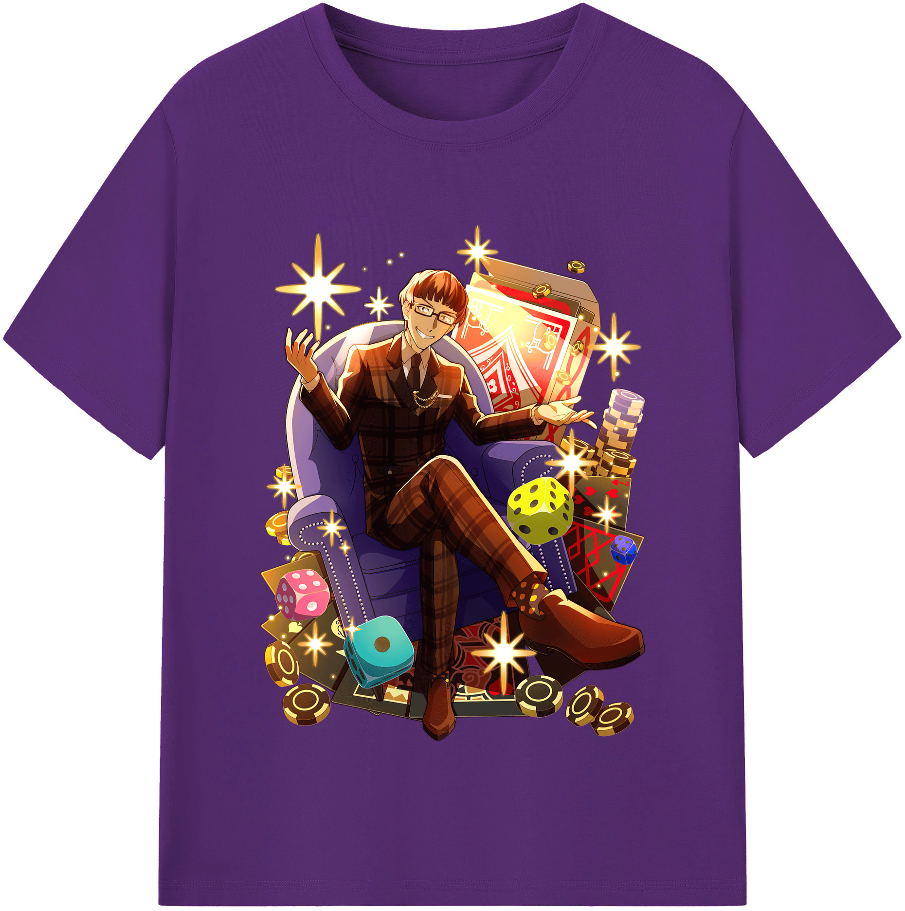 （画像用） 文豪ストレイドッグス Bungo Stray Dogs 綿100％半袖Tシャツ（フロントプリント）