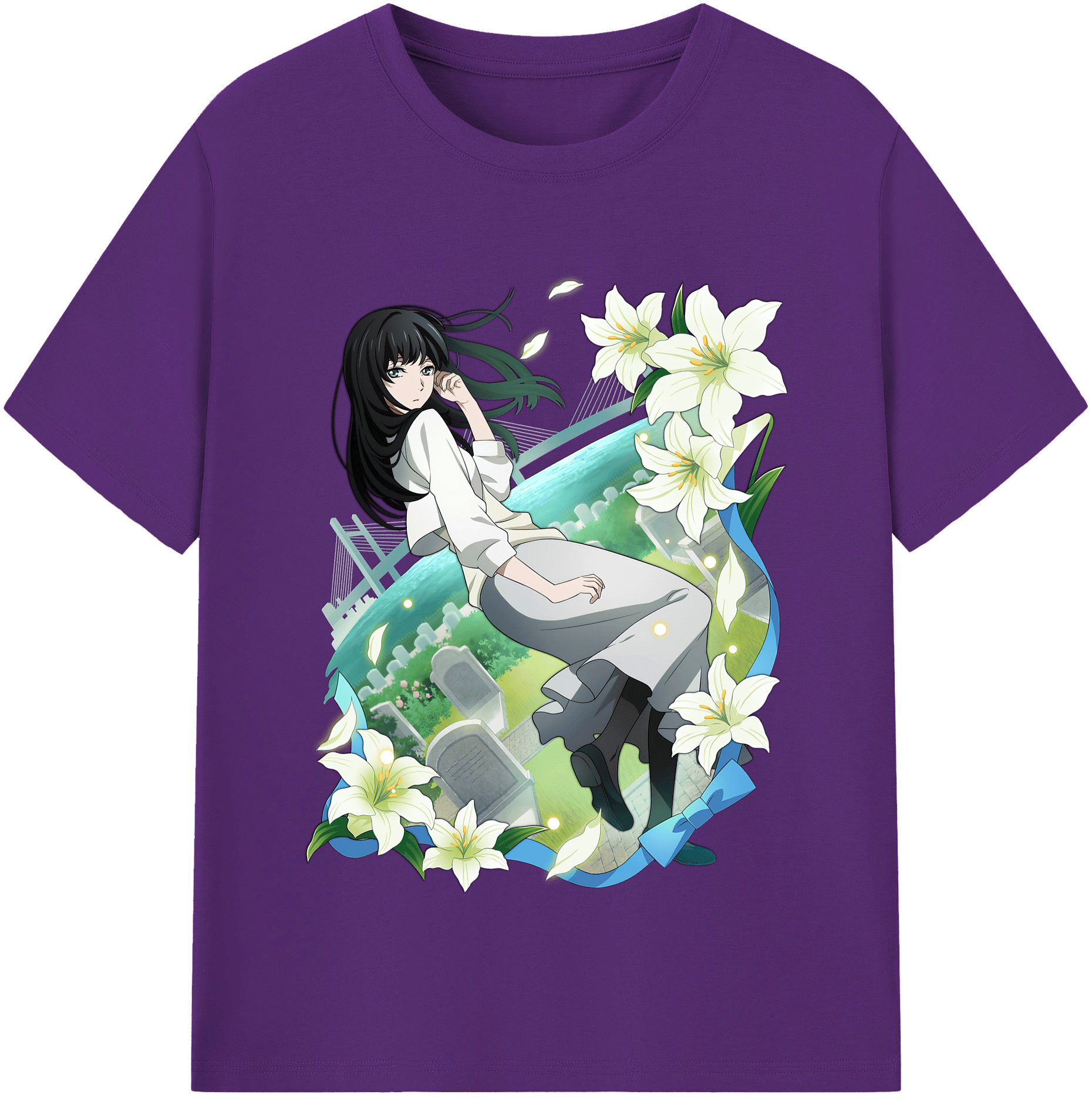 （画像用） 文豪ストレイドッグス Bungo Stray Dogs 綿100％半袖Tシャツ（フロントプリント）