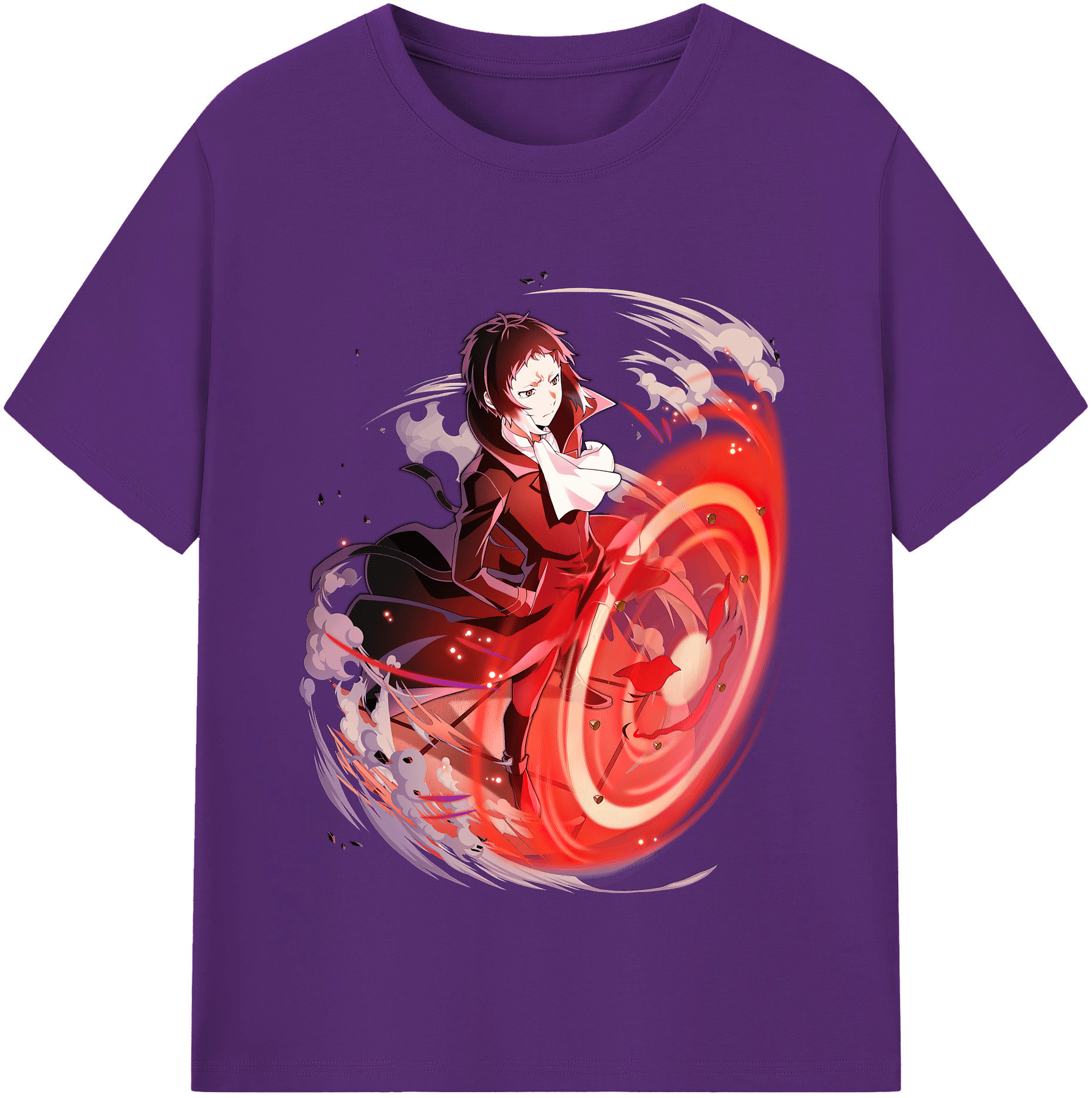 （画像用） 文豪ストレイドッグス Bungo Stray Dogs 綿100％半袖Tシャツ（フロントプリント）