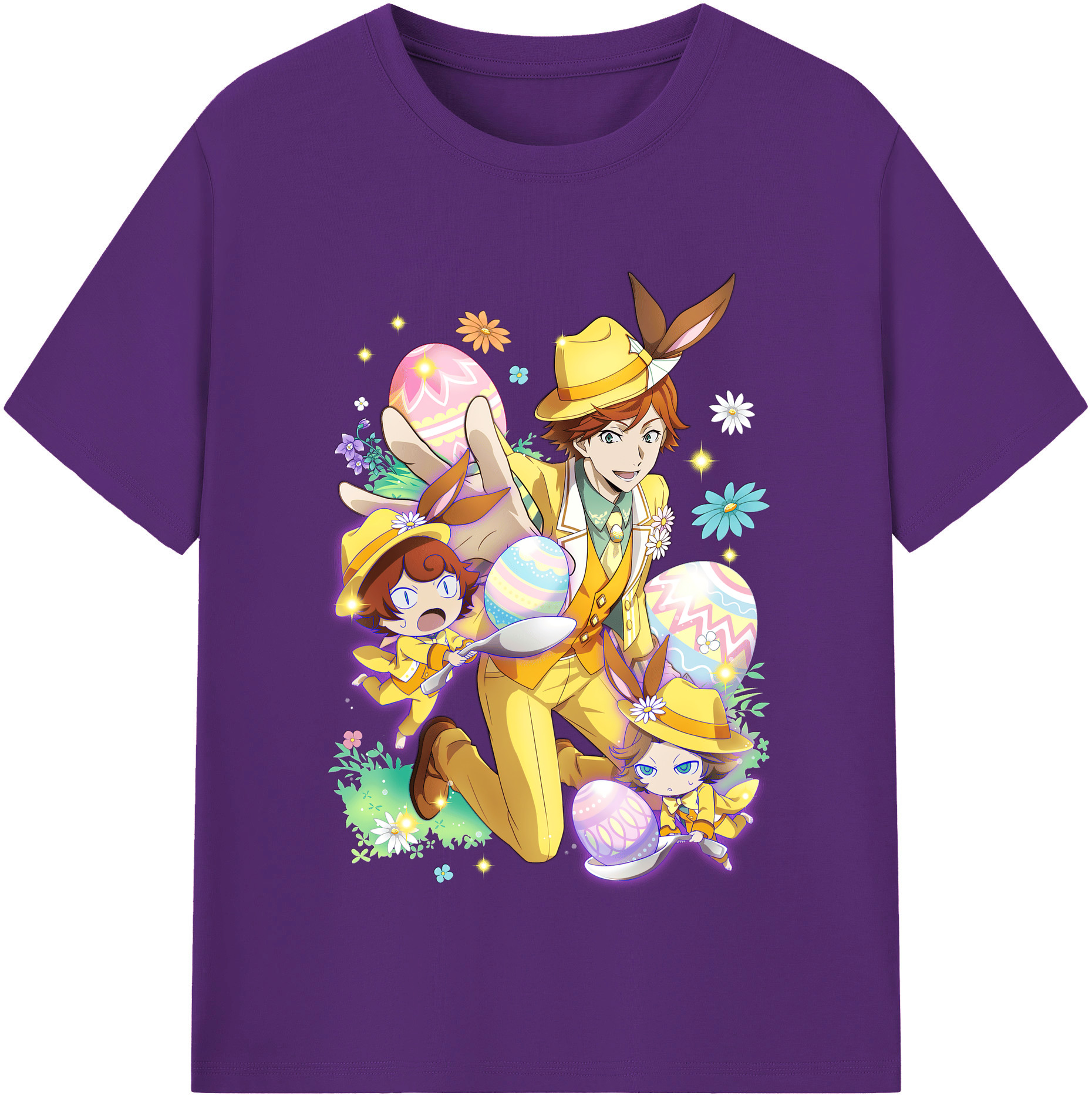 （画像用） 文豪ストレイドッグス Bungo Stray Dogs 綿100％半袖Tシャツ（フロントプリント）
