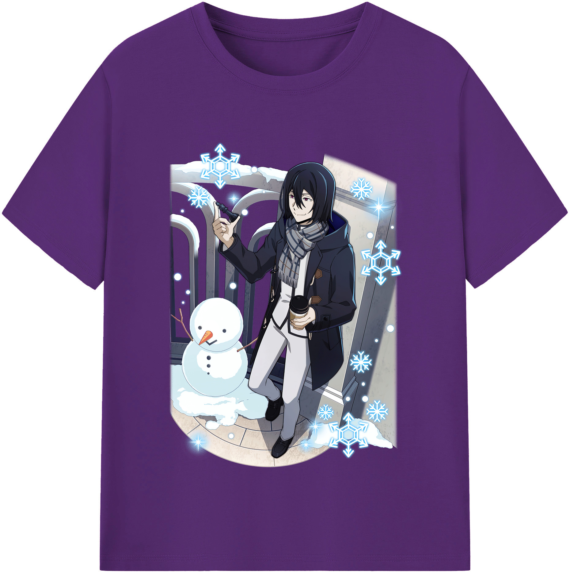 （画像用） 文豪ストレイドッグス Bungo Stray Dogs 綿100％半袖Tシャツ（フロントプリント）