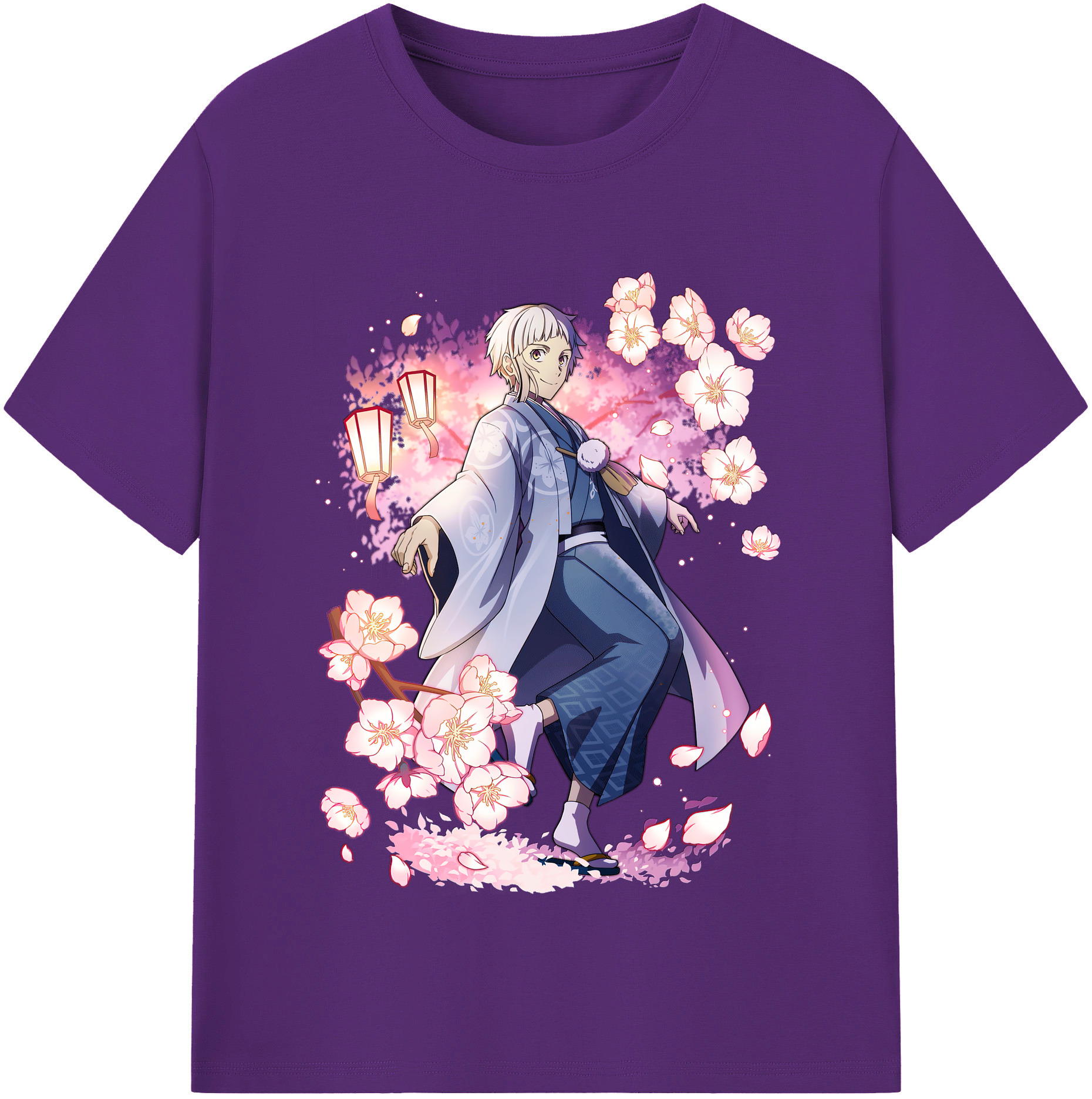 （画像用） 文豪ストレイドッグス Bungo Stray Dogs 綿100％半袖Tシャツ（フロントプリント）