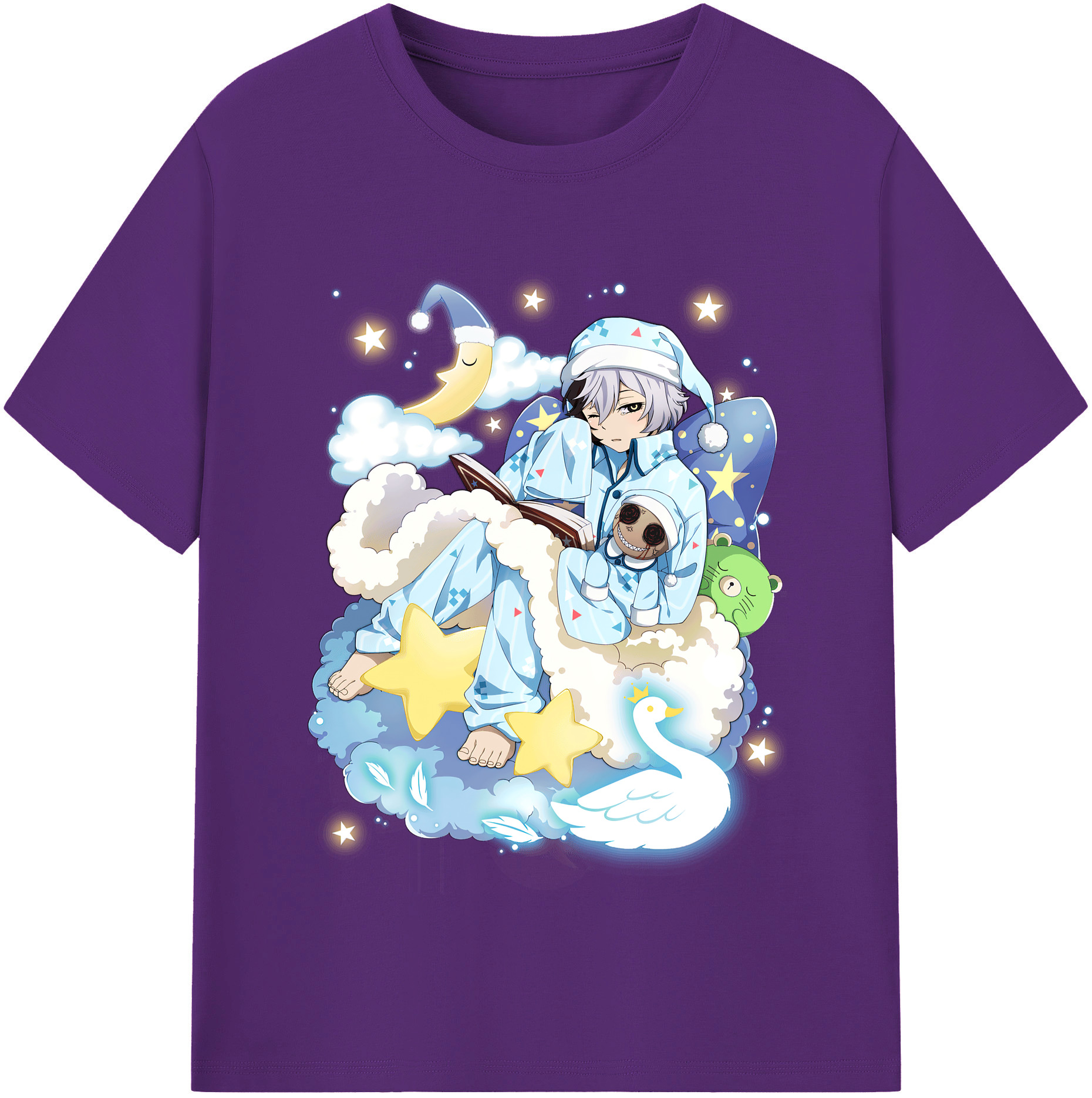 （画像用） 文豪ストレイドッグス Bungo Stray Dogs 綿100％半袖Tシャツ（フロントプリント）