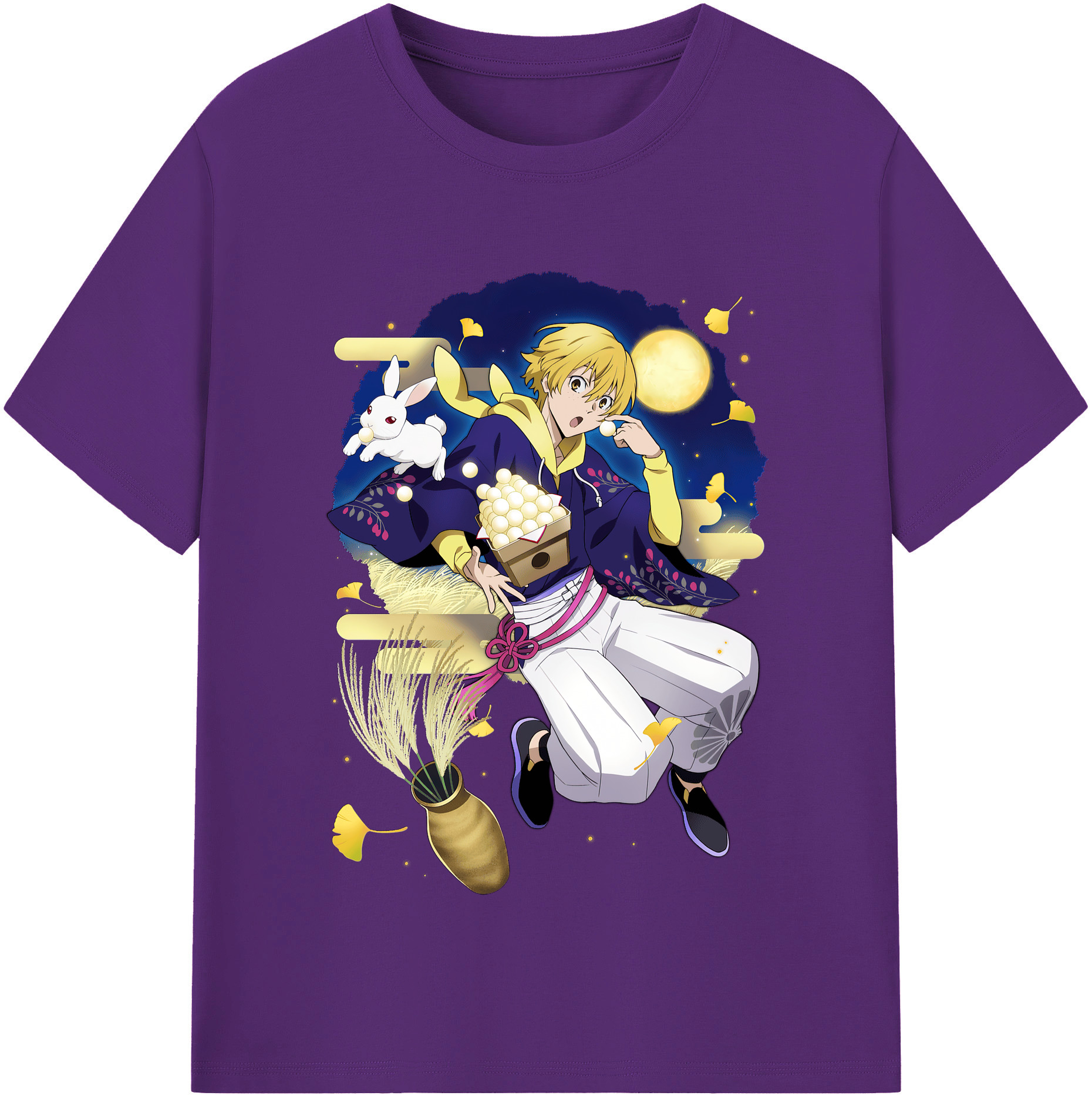 （画像用） 文豪ストレイドッグス Bungo Stray Dogs 綿100％半袖Tシャツ（フロントプリント）