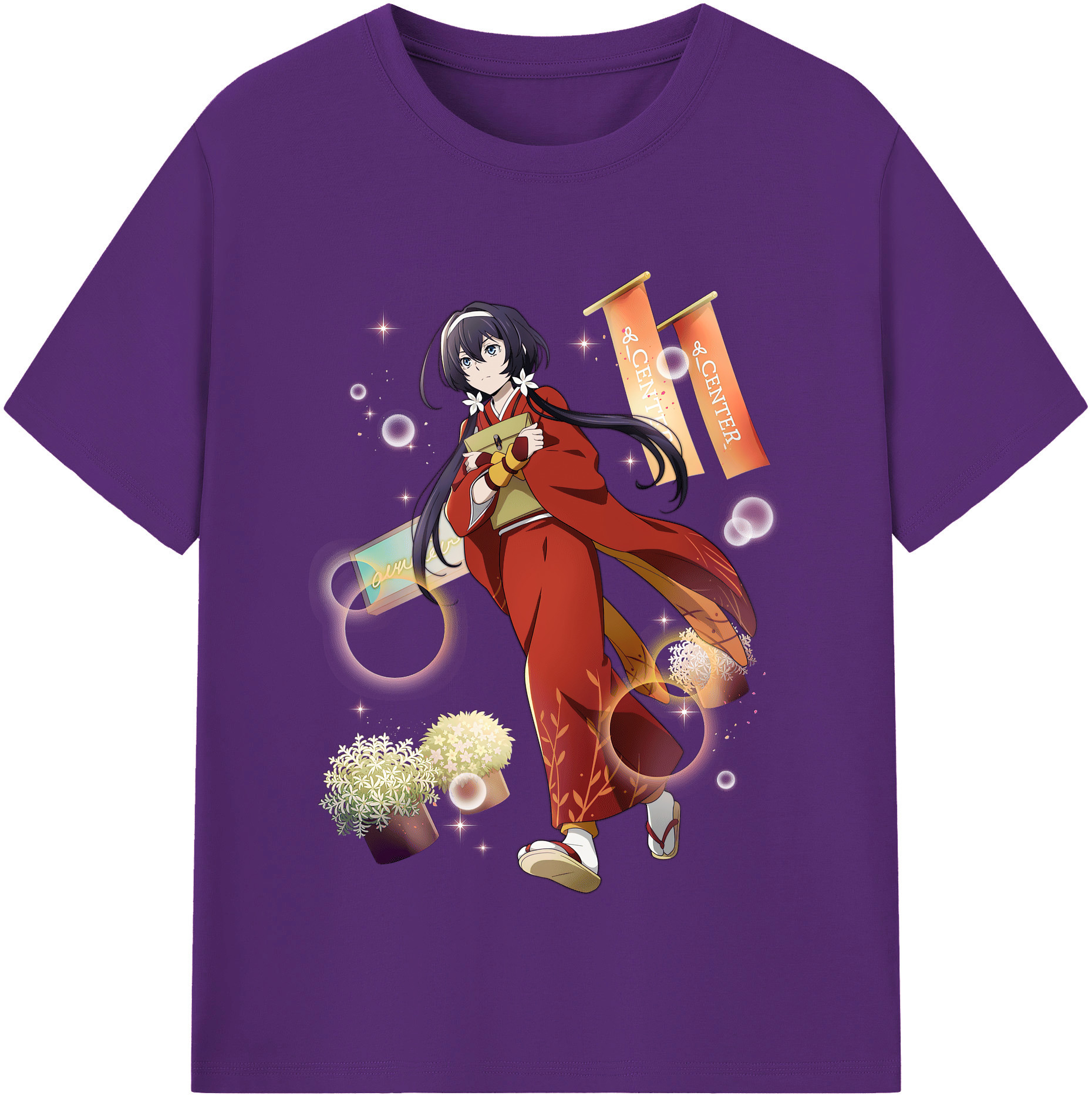 （画像用） 文豪ストレイドッグス Bungo Stray Dogs 綿100％半袖Tシャツ（フロントプリント）