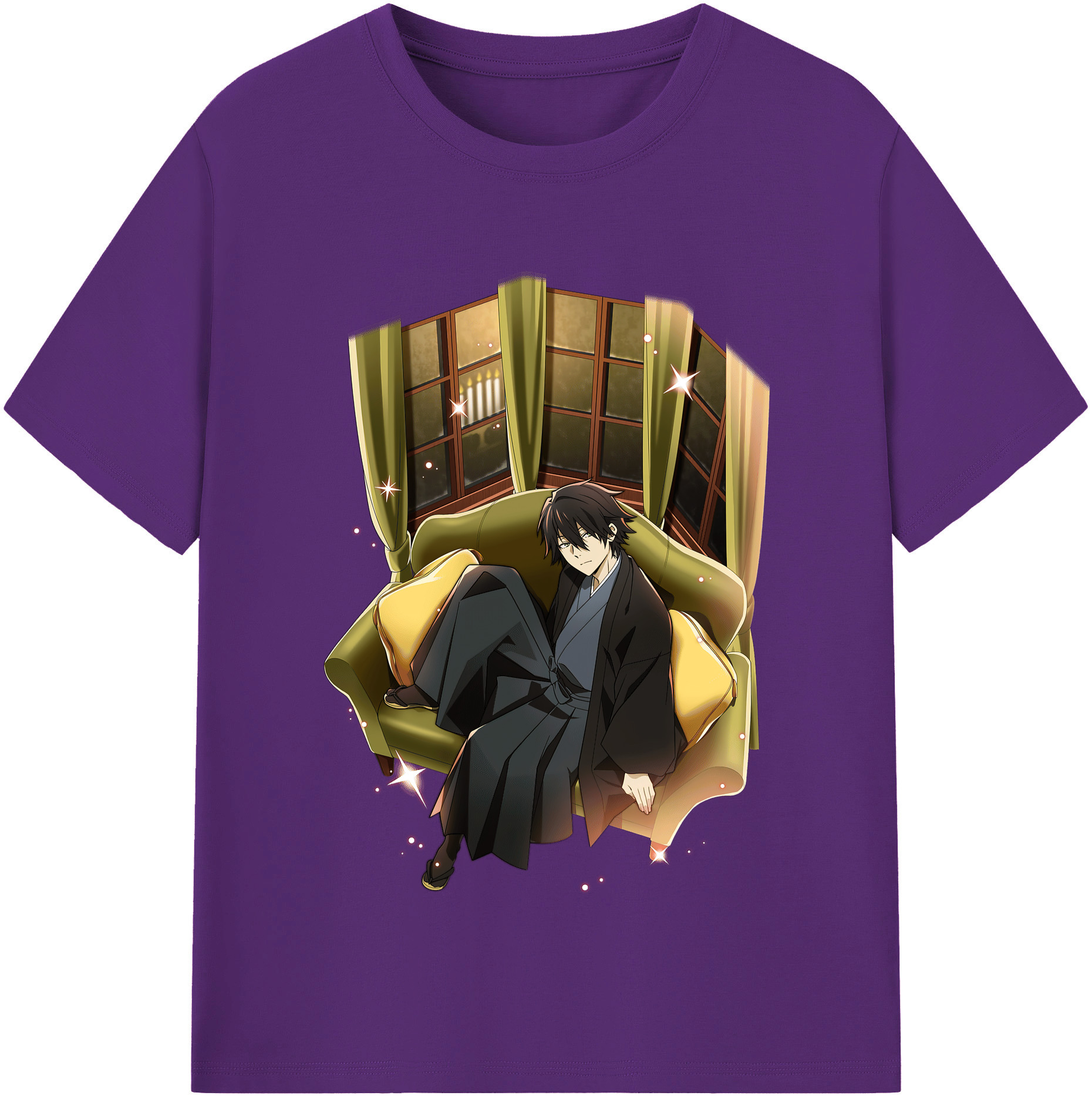 （画像用） 文豪ストレイドッグス Bungo Stray Dogs 綿100％半袖Tシャツ（フロントプリント）