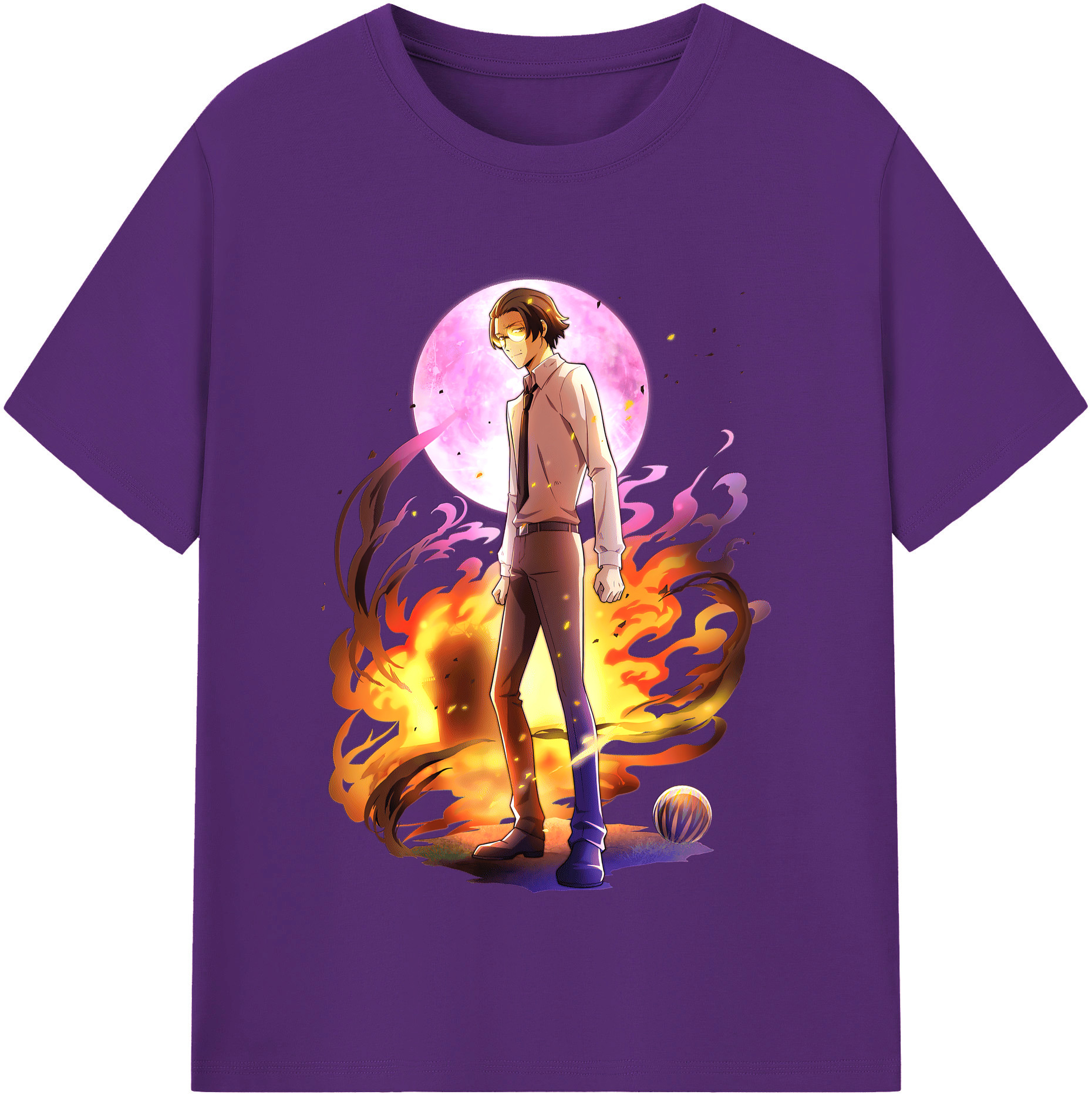 （画像用） 文豪ストレイドッグス Bungo Stray Dogs 綿100％半袖Tシャツ（フロントプリント）