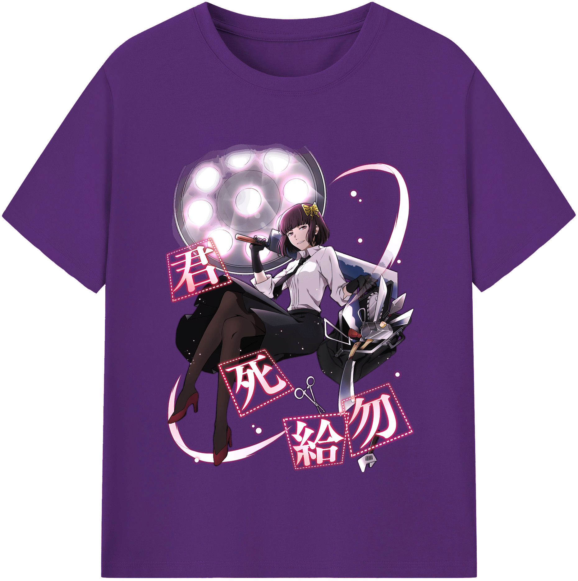 （画像用） 文豪ストレイドッグス Bungo Stray Dogs 綿100％半袖Tシャツ（フロントプリント）