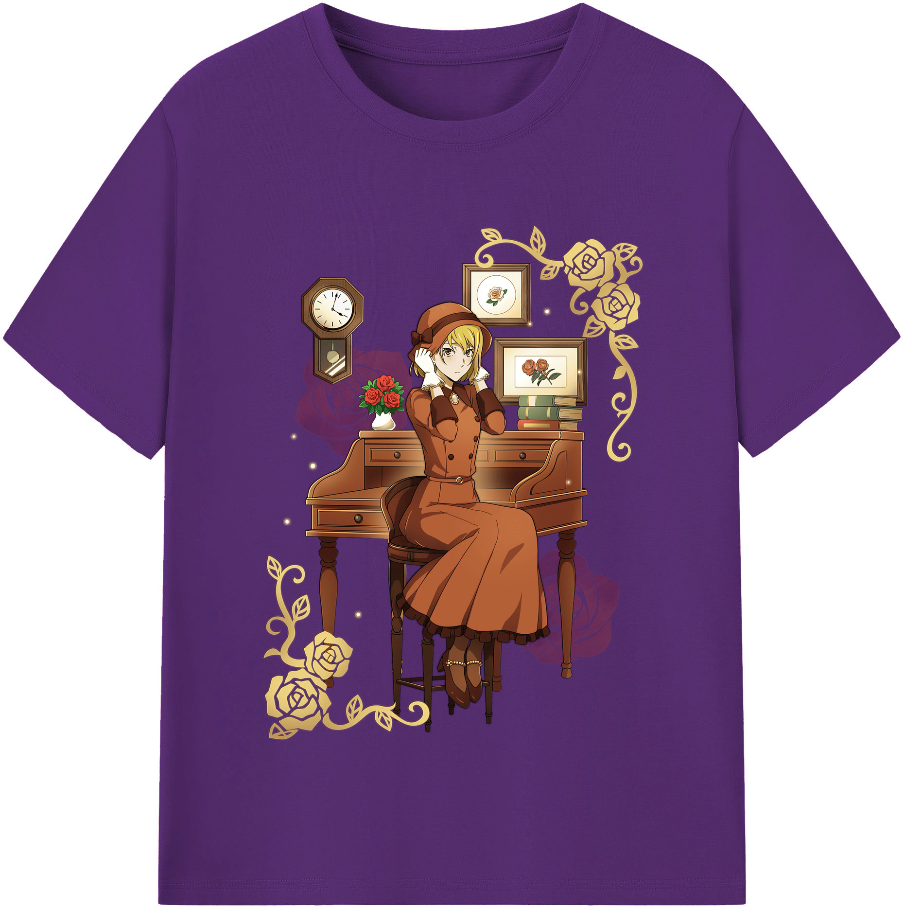 （画像用） 文豪ストレイドッグス Bungo Stray Dogs 綿100％半袖Tシャツ（フロントプリント）