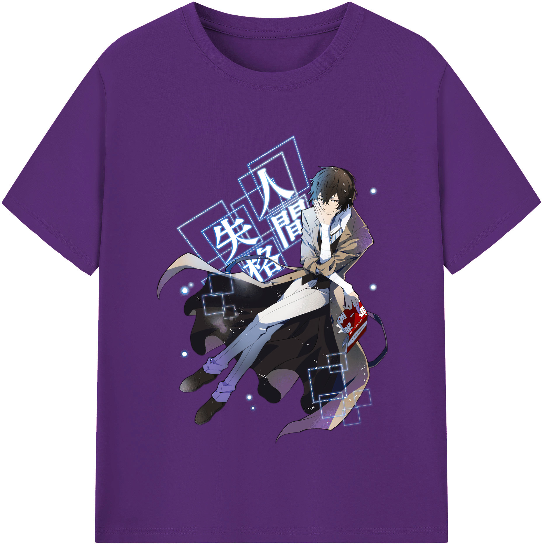 （画像用） 文豪ストレイドッグス Bungo Stray Dogs 綿100％半袖Tシャツ（フロントプリント）