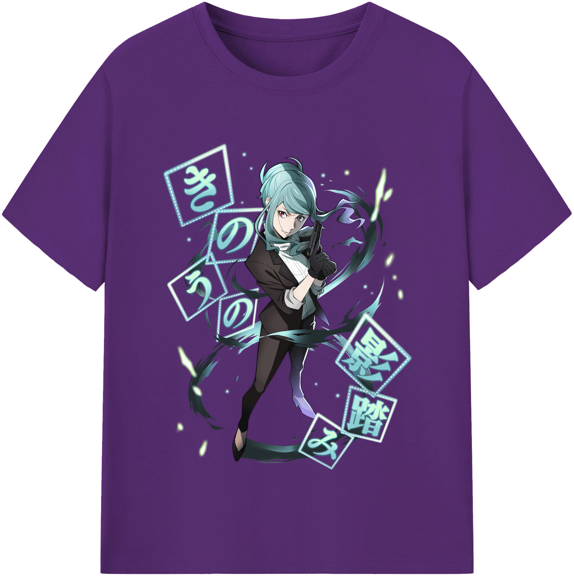 （画像用） 文豪ストレイドッグス Bungo Stray Dogs 綿100％半袖Tシャツ（フロントプリント）