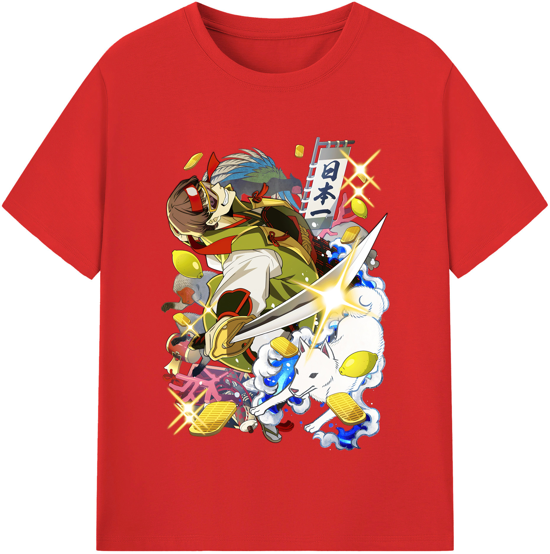 （画像用） 文豪ストレイドッグス Bungo Stray Dogs 綿100％半袖Tシャツ（フロントプリント）