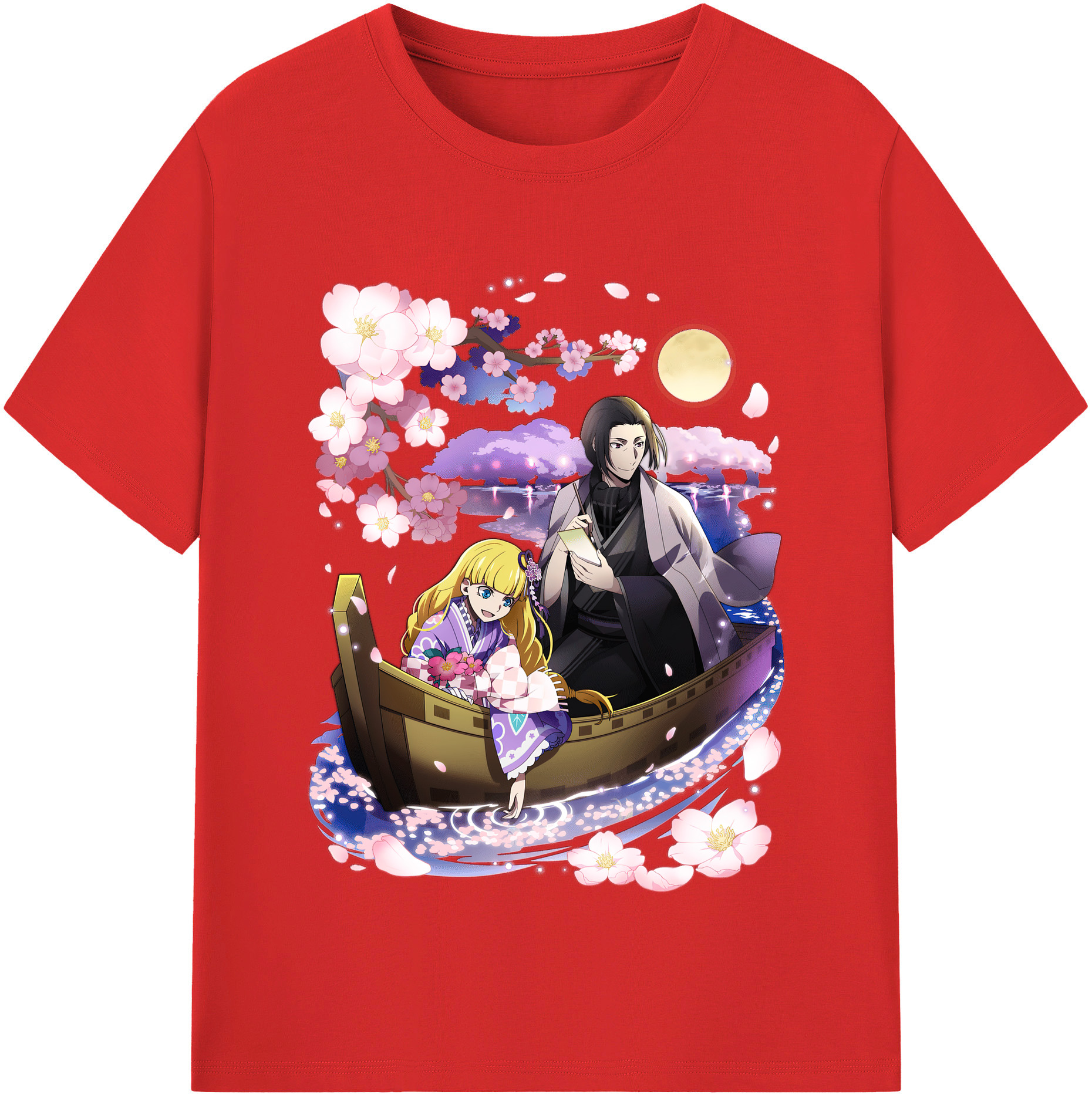 （画像用） 文豪ストレイドッグス Bungo Stray Dogs 綿100％半袖Tシャツ（フロントプリント）