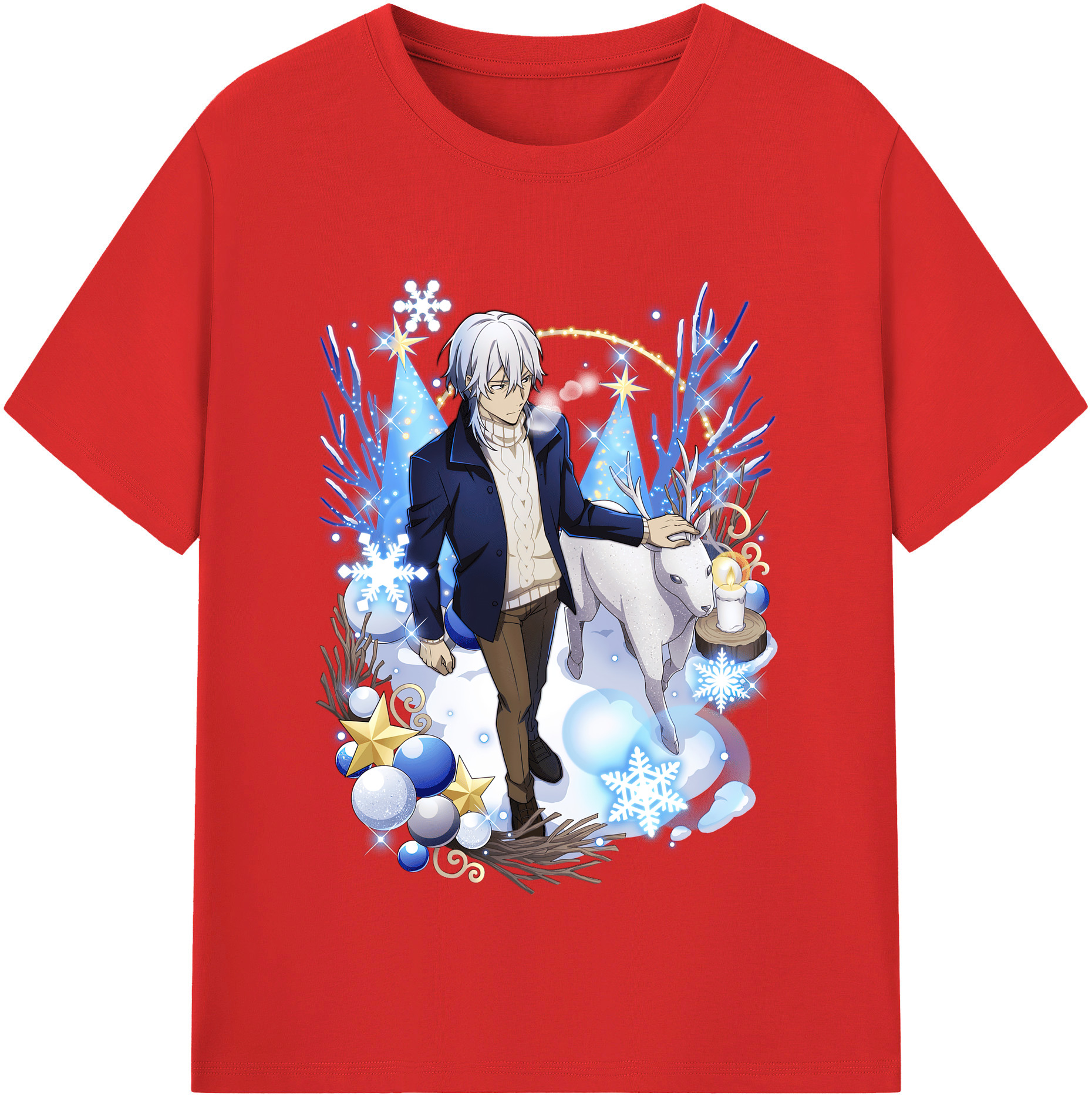 （画像用） 文豪ストレイドッグス Bungo Stray Dogs 綿100％半袖Tシャツ（フロントプリント）