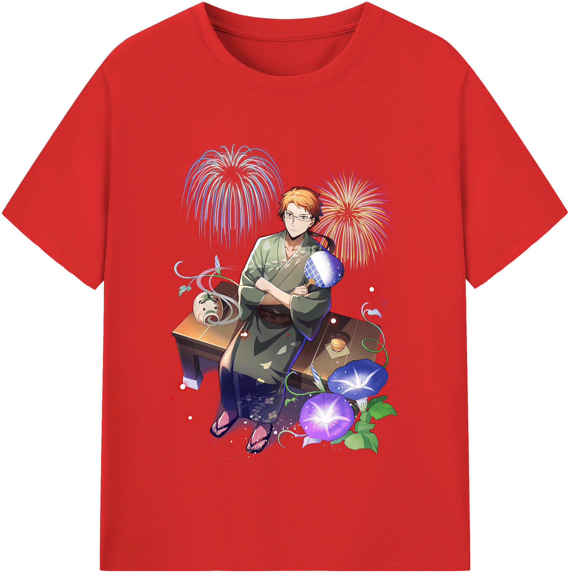 （画像用） 文豪ストレイドッグス Bungo Stray Dogs 綿100％半袖Tシャツ（フロントプリント）