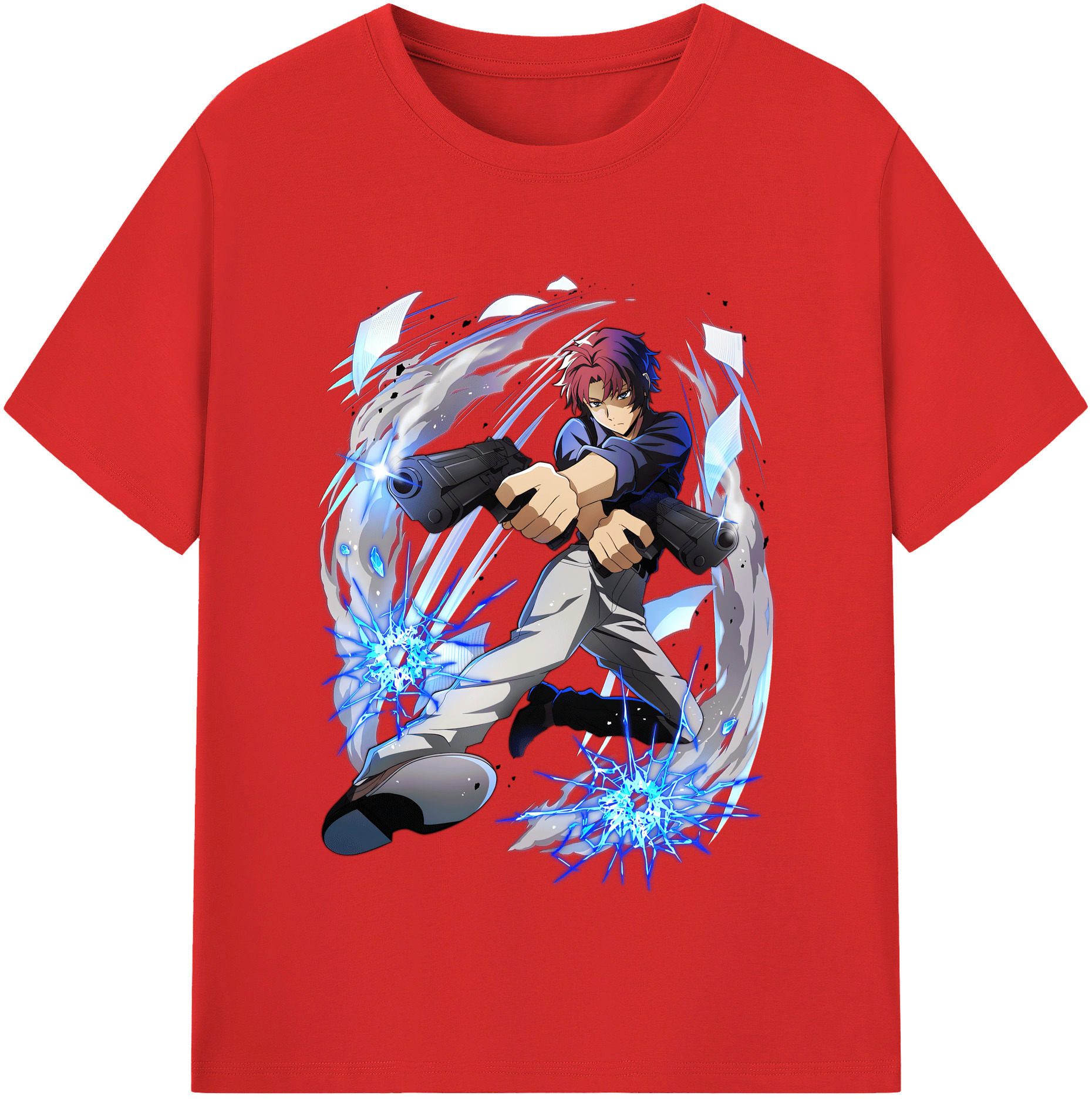 （画像用） 文豪ストレイドッグス Bungo Stray Dogs 綿100％半袖Tシャツ（フロントプリント）