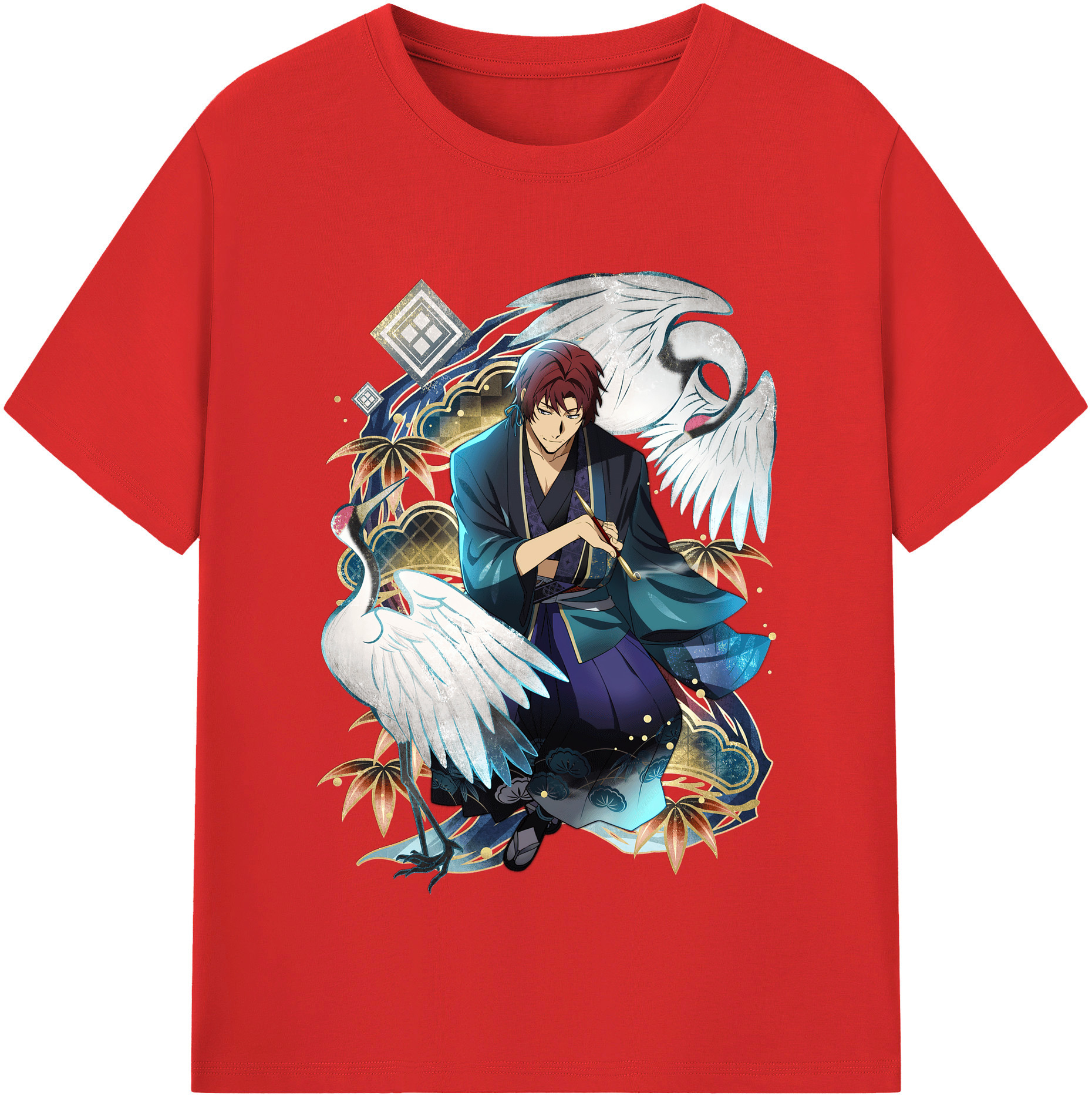 （画像用） 文豪ストレイドッグス Bungo Stray Dogs 綿100％半袖Tシャツ（フロントプリント）