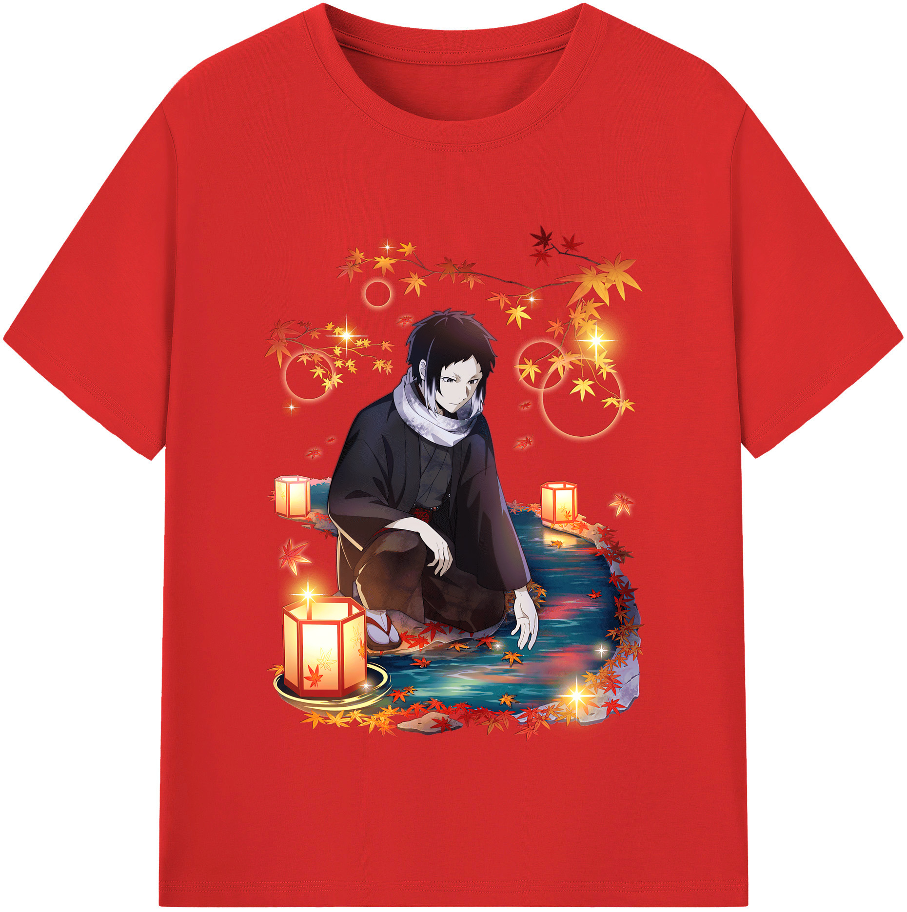 （画像用） 文豪ストレイドッグス Bungo Stray Dogs 綿100％半袖Tシャツ（フロントプリント）
