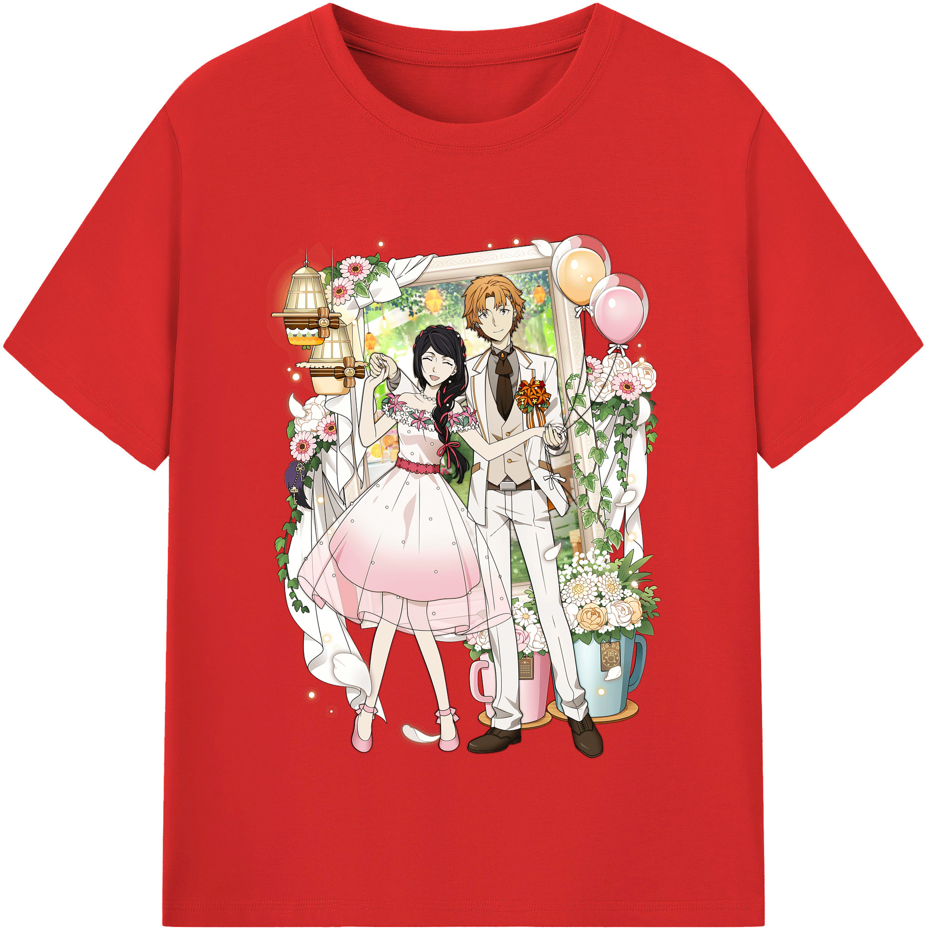 （画像用） 文豪ストレイドッグス Bungo Stray Dogs 綿100％半袖Tシャツ（フロントプリント）