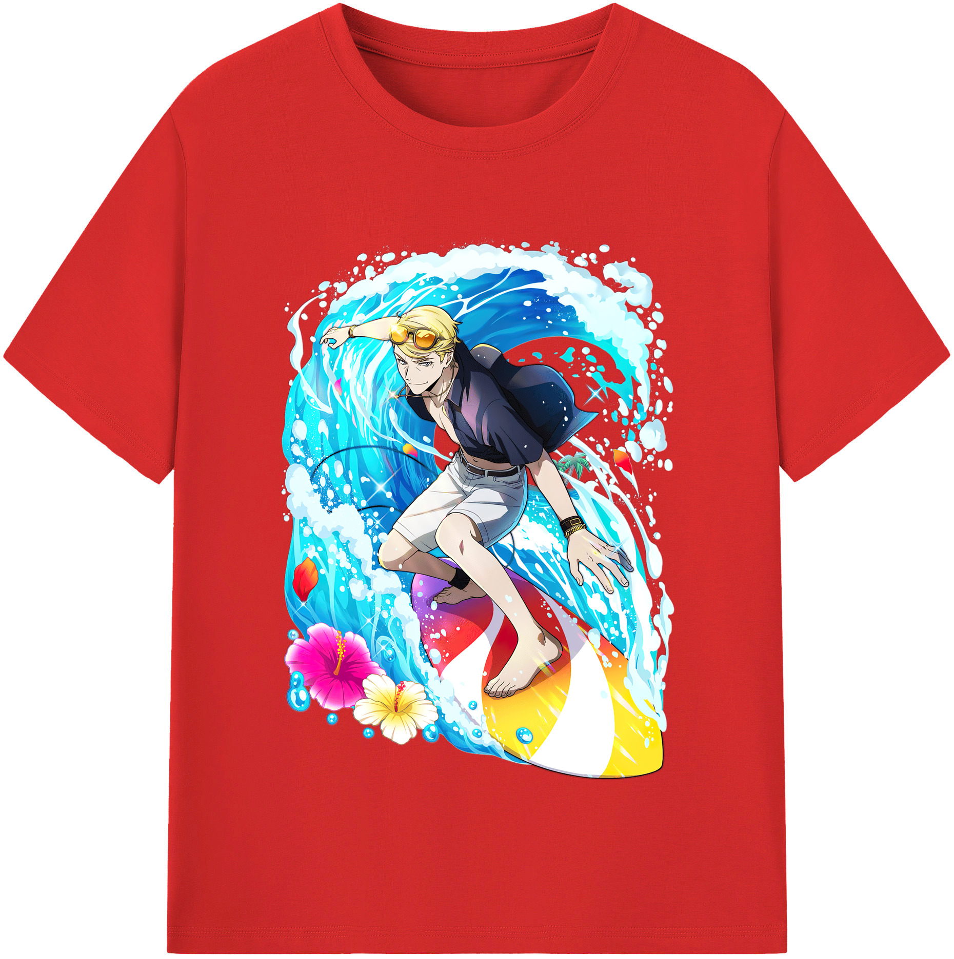 （画像用） 文豪ストレイドッグス Bungo Stray Dogs 綿100％半袖Tシャツ（フロントプリント）