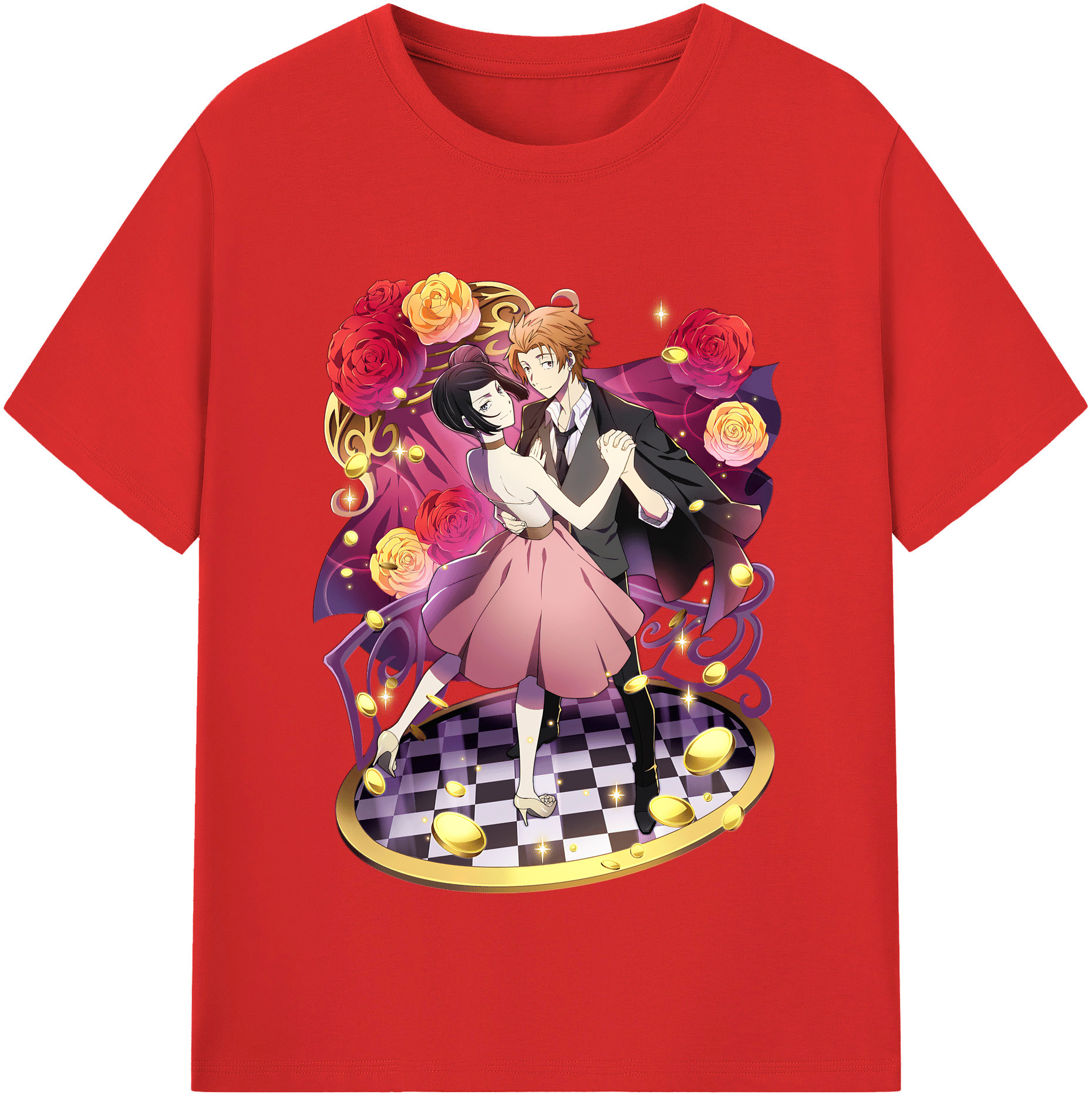 （画像用） 文豪ストレイドッグス Bungo Stray Dogs 綿100％半袖Tシャツ（フロントプリント）