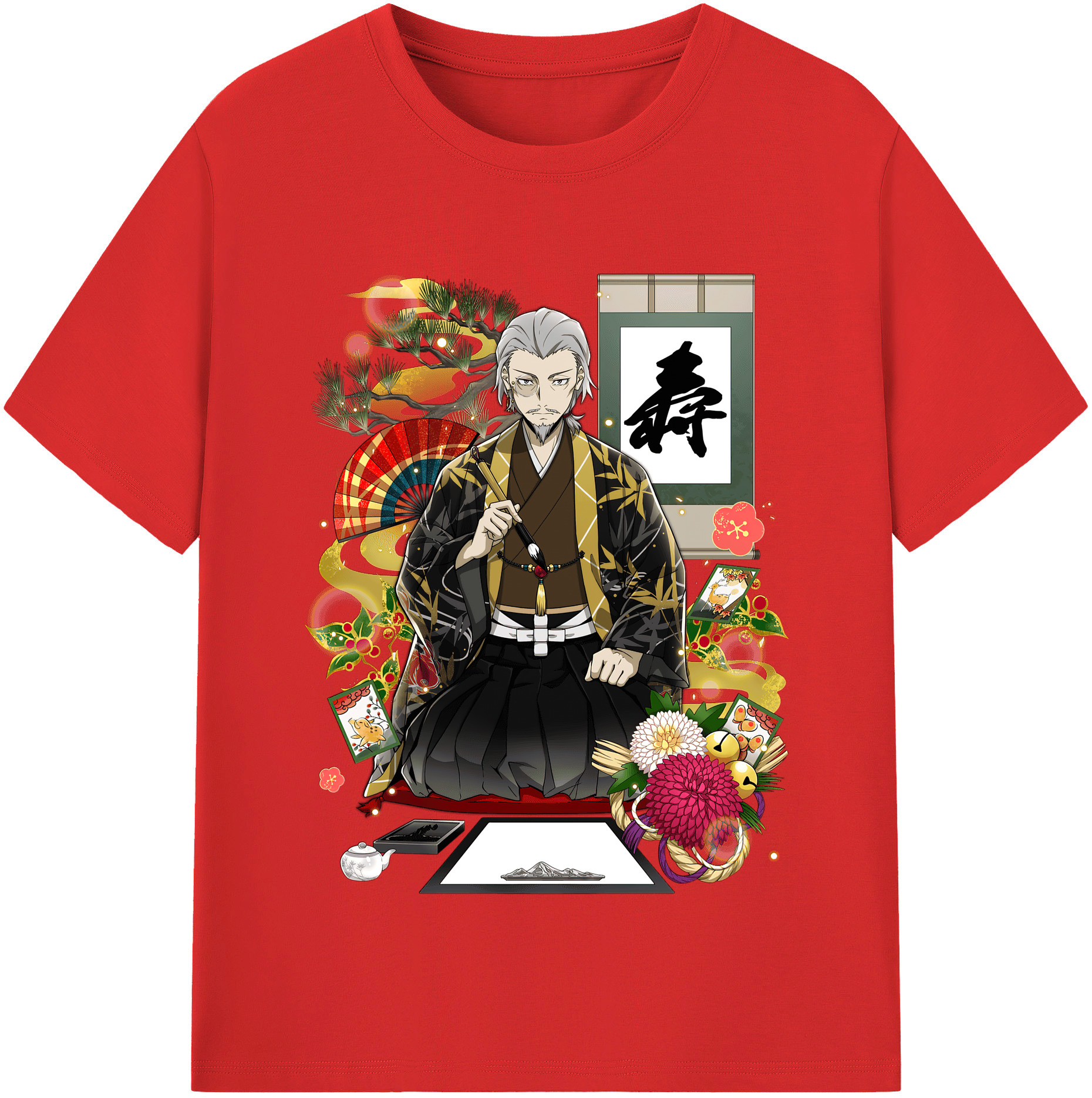 （画像用） 文豪ストレイドッグス Bungo Stray Dogs 綿100％半袖Tシャツ（フロントプリント）