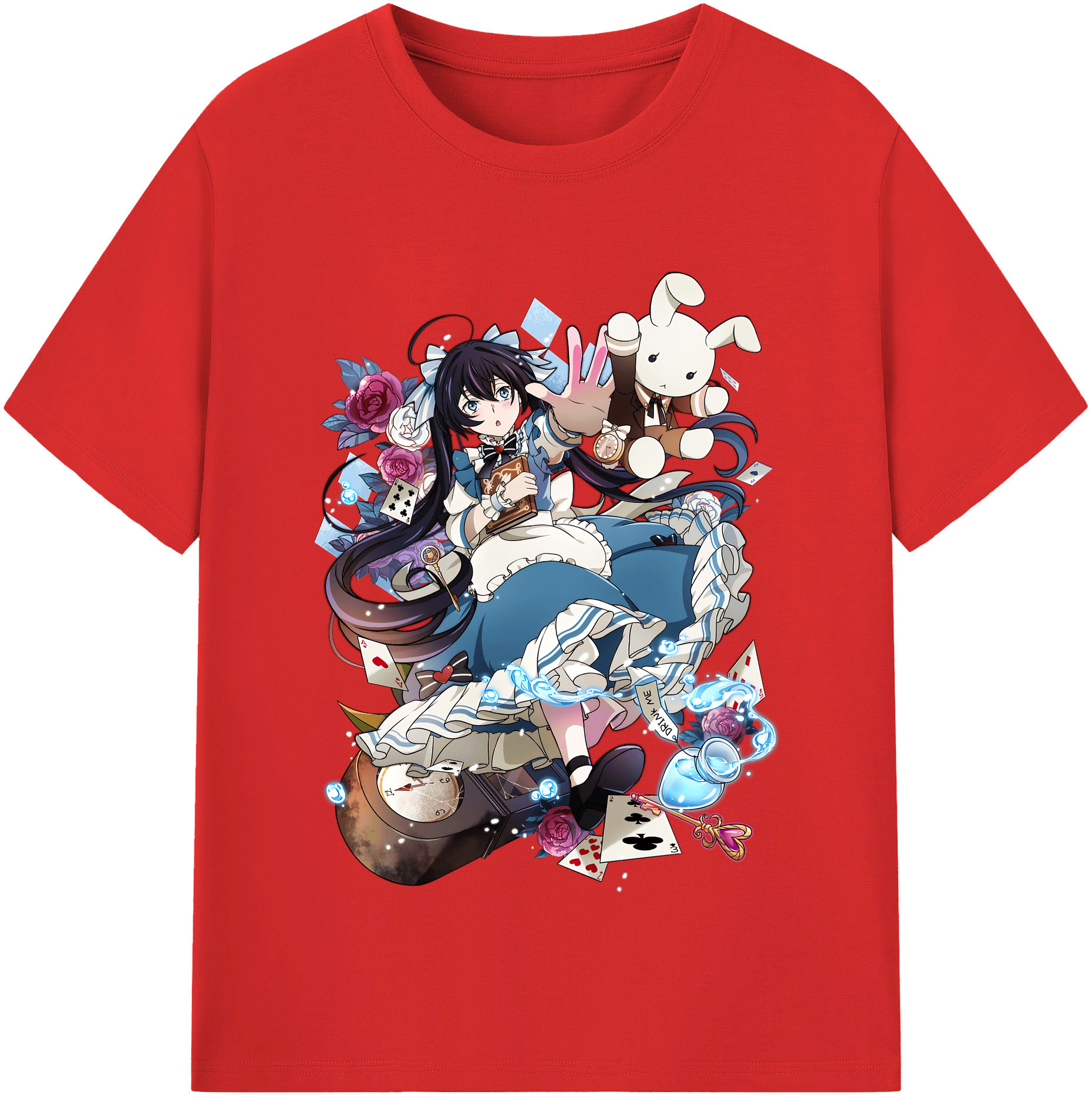 （画像用） 文豪ストレイドッグス Bungo Stray Dogs 綿100％半袖Tシャツ（フロントプリント）