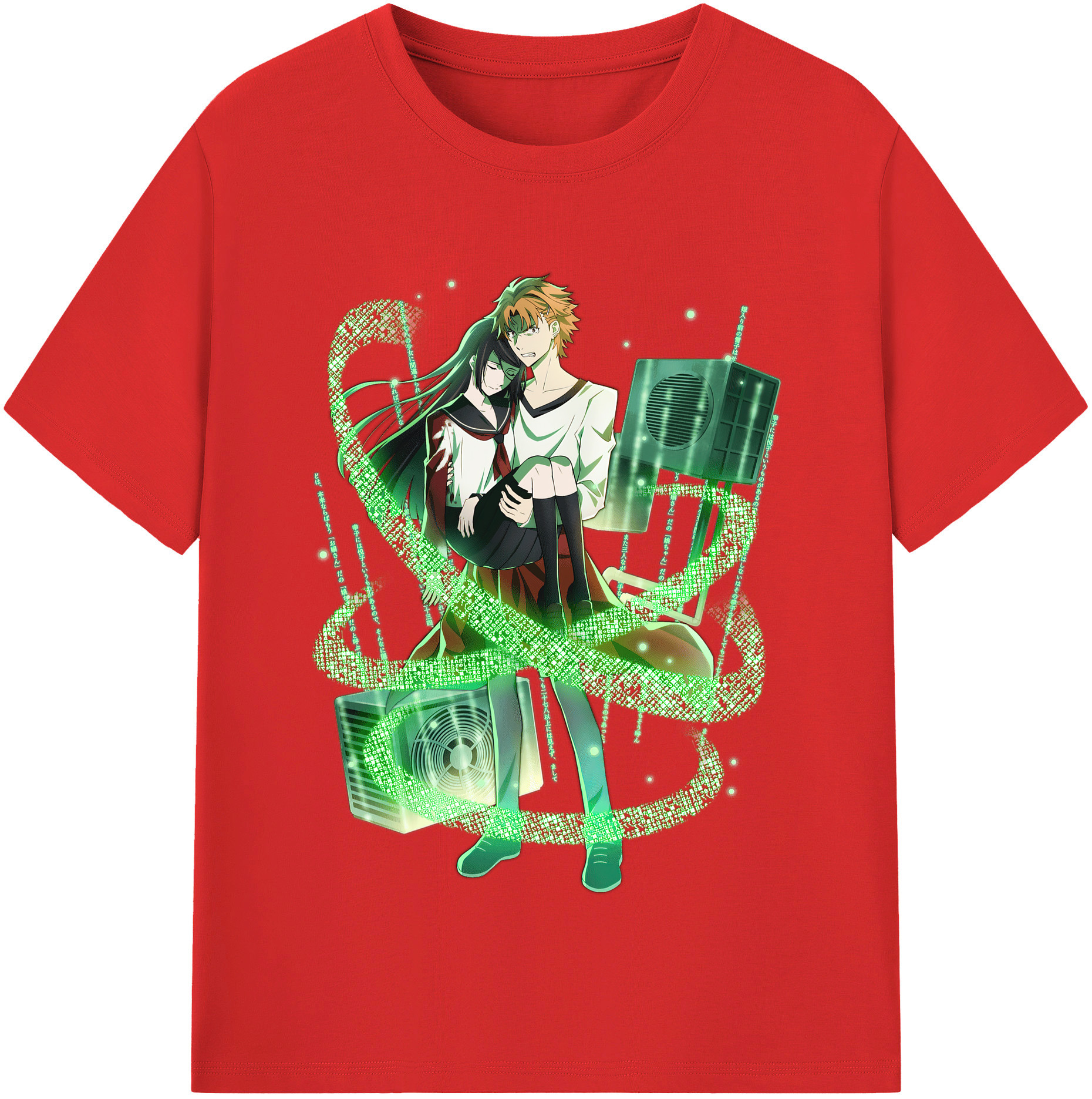 （画像用） 文豪ストレイドッグス Bungo Stray Dogs 綿100％半袖Tシャツ（フロントプリント）