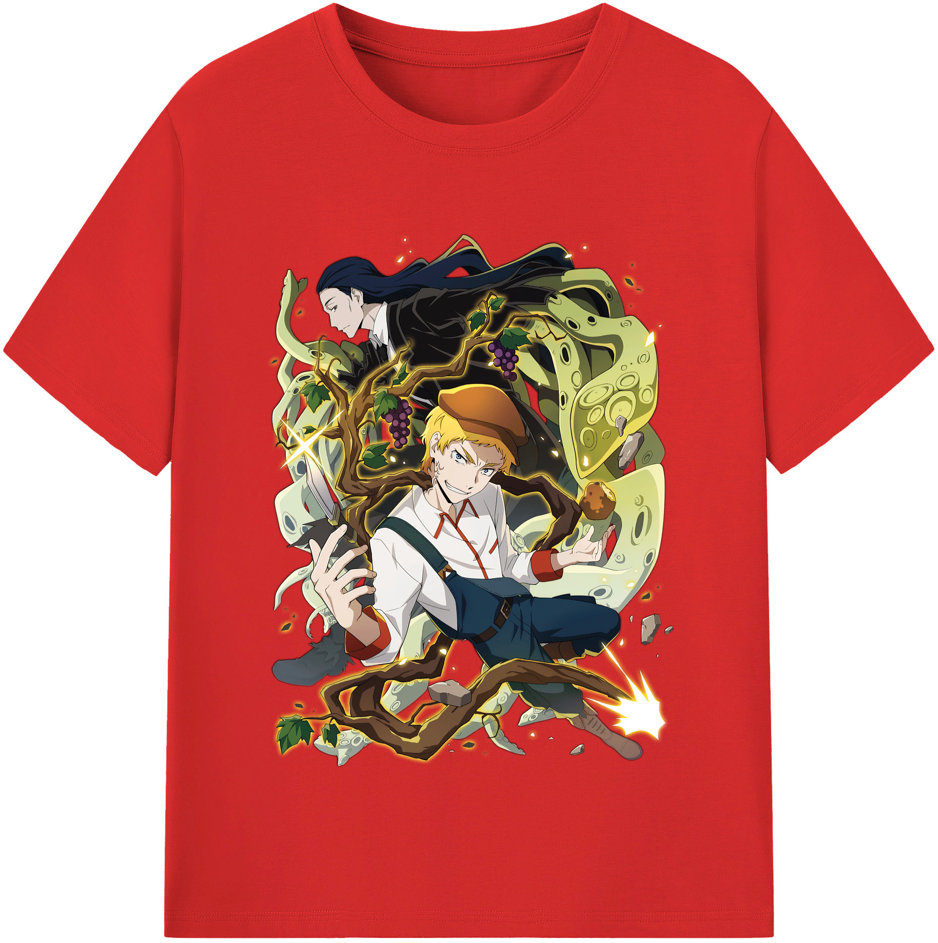 （画像用） 文豪ストレイドッグス Bungo Stray Dogs 綿100％半袖Tシャツ（フロントプリント）