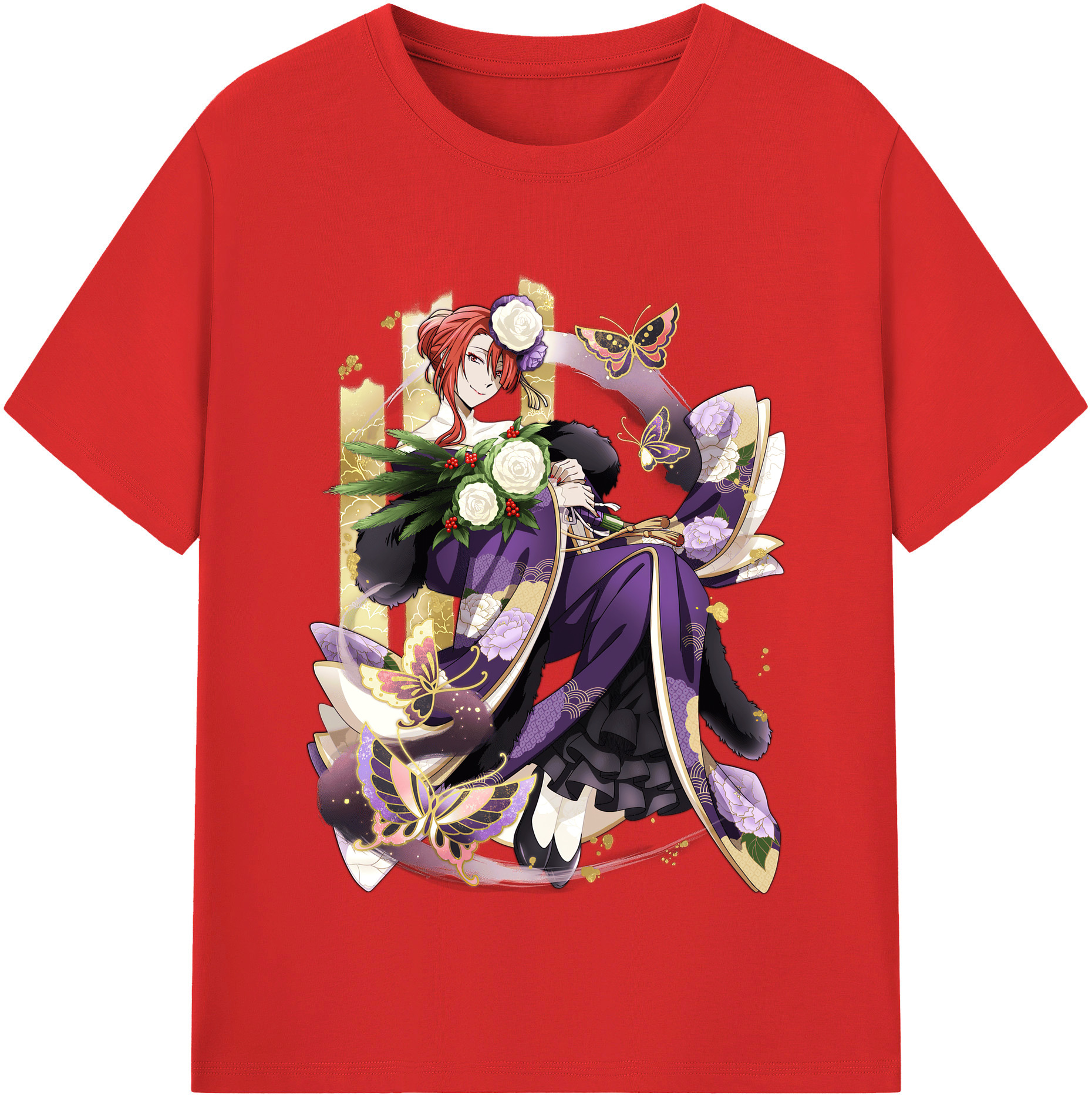 （画像用） 文豪ストレイドッグス Bungo Stray Dogs 綿100％半袖Tシャツ（フロントプリント）