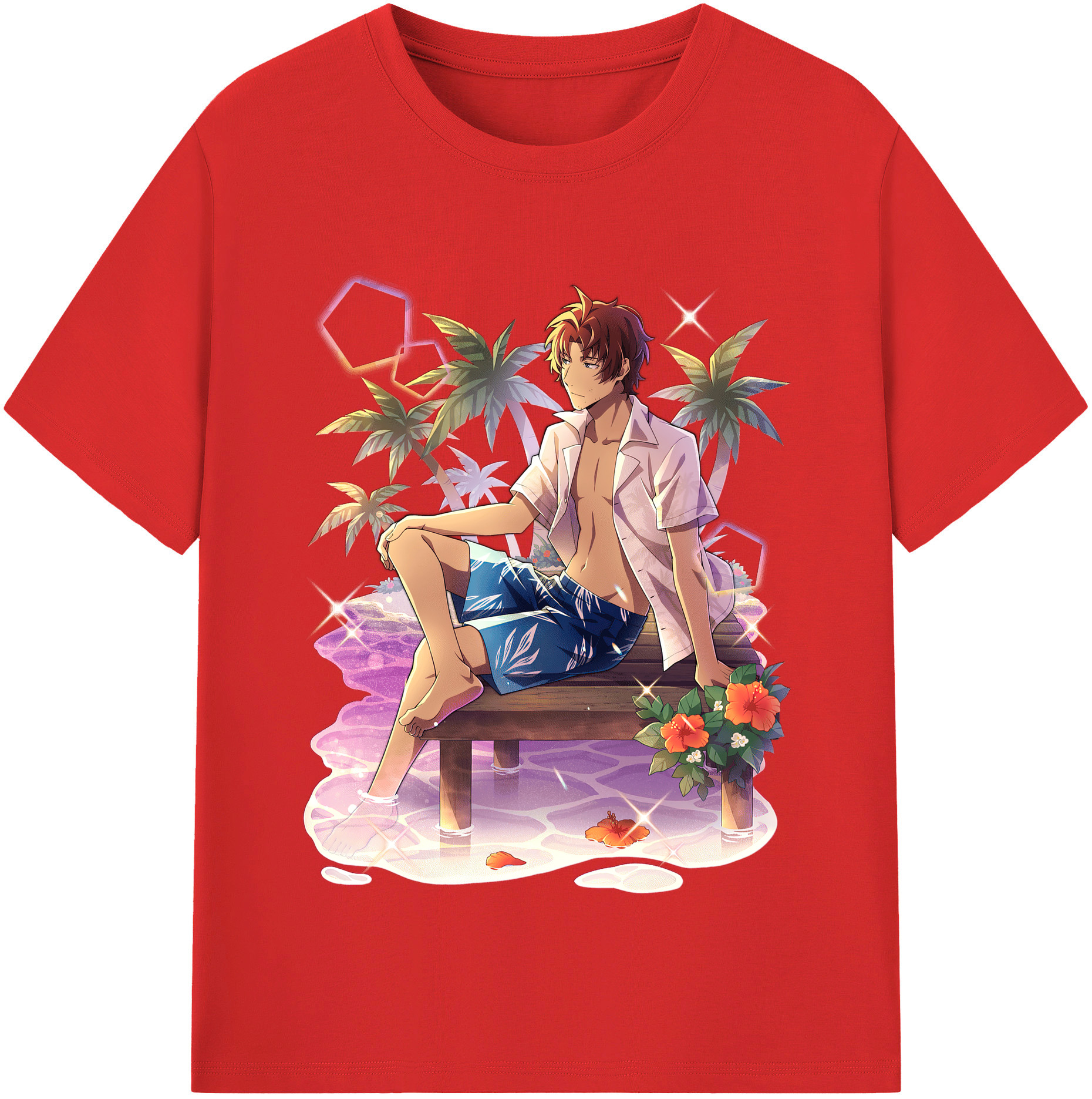 （画像用） 文豪ストレイドッグス Bungo Stray Dogs 綿100％半袖Tシャツ（フロントプリント）