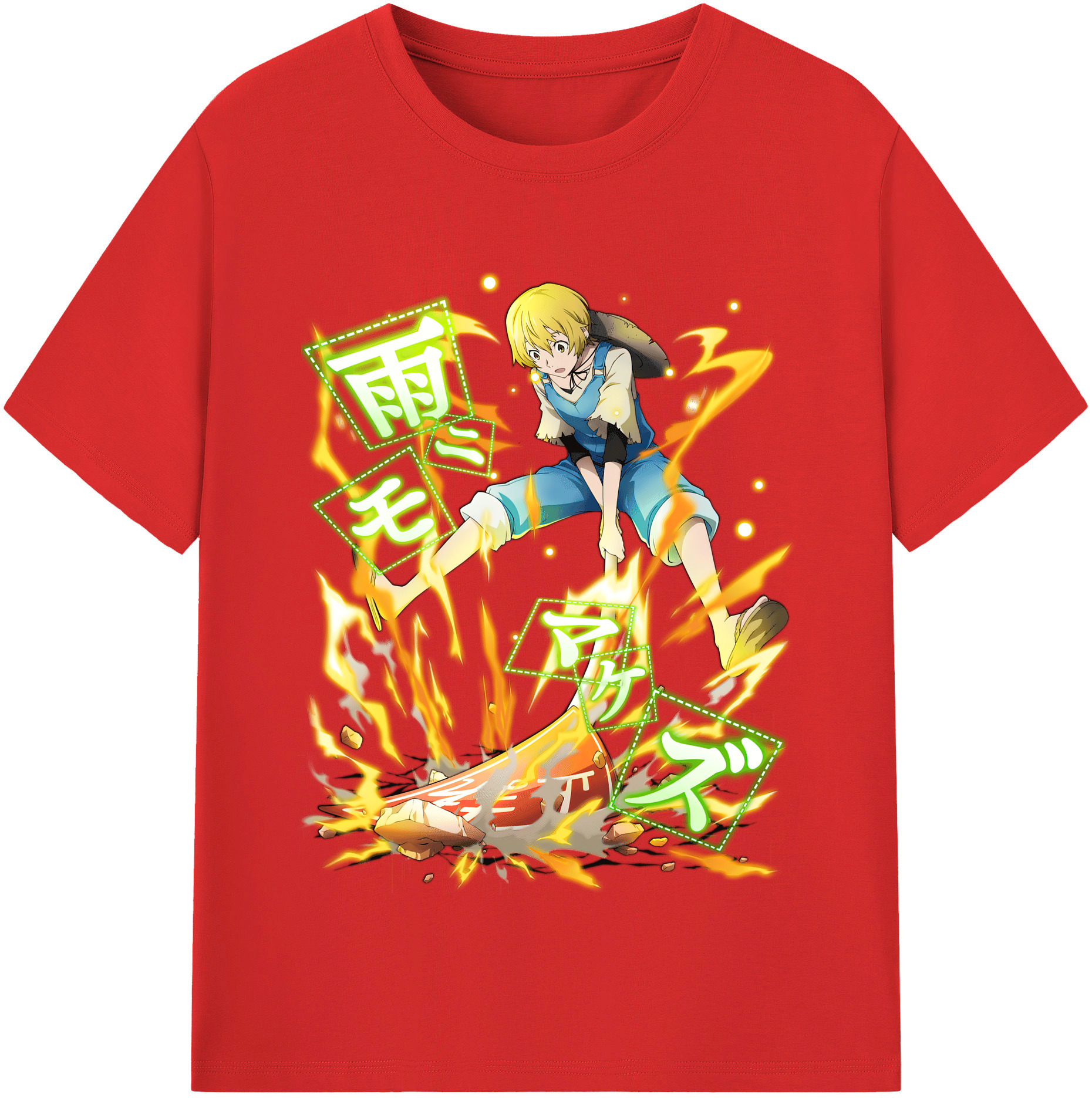 （画像用） 文豪ストレイドッグス Bungo Stray Dogs 綿100％半袖Tシャツ（フロントプリント）
