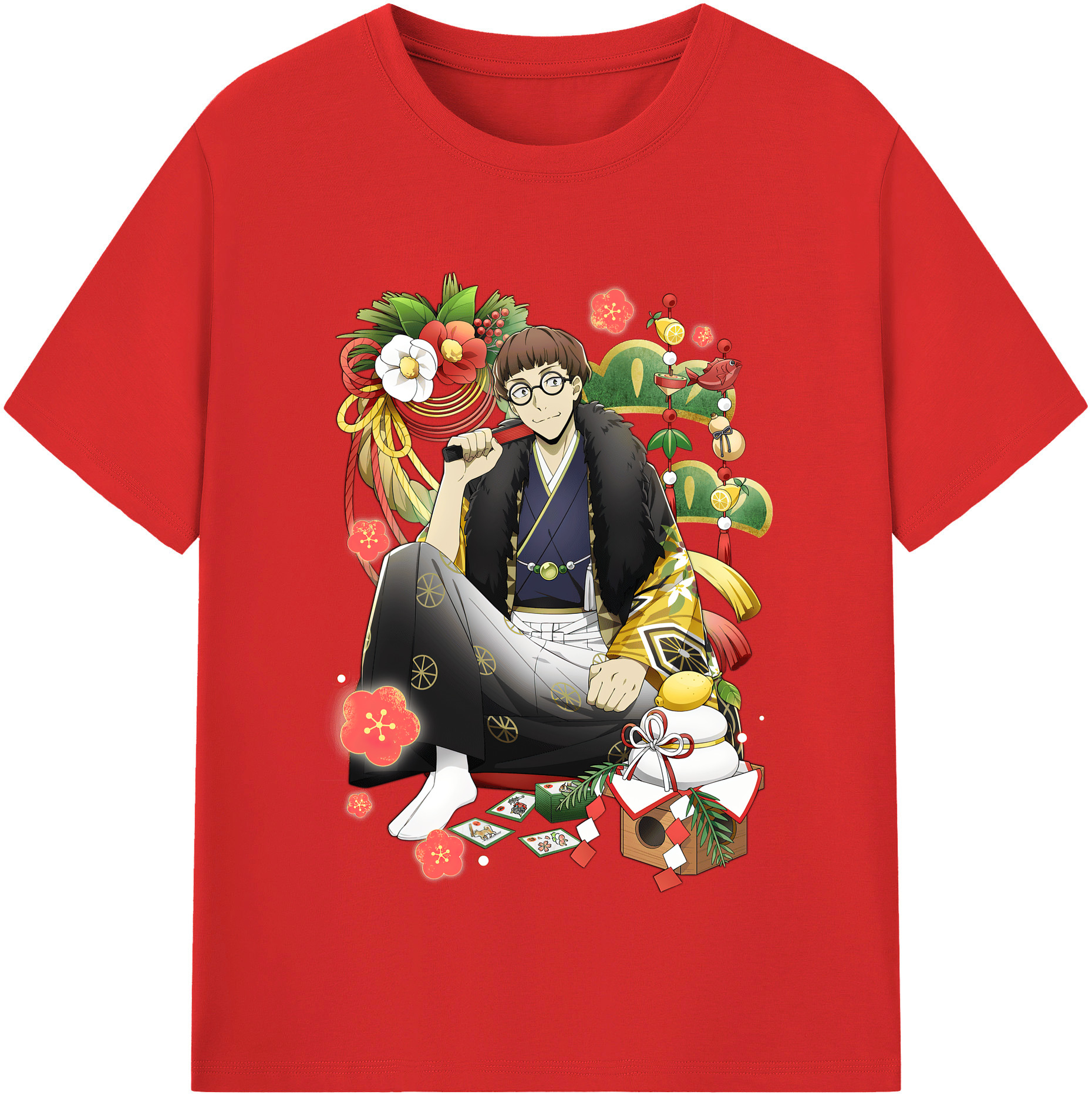 （画像用） 文豪ストレイドッグス Bungo Stray Dogs 綿100％半袖Tシャツ（フロントプリント）
