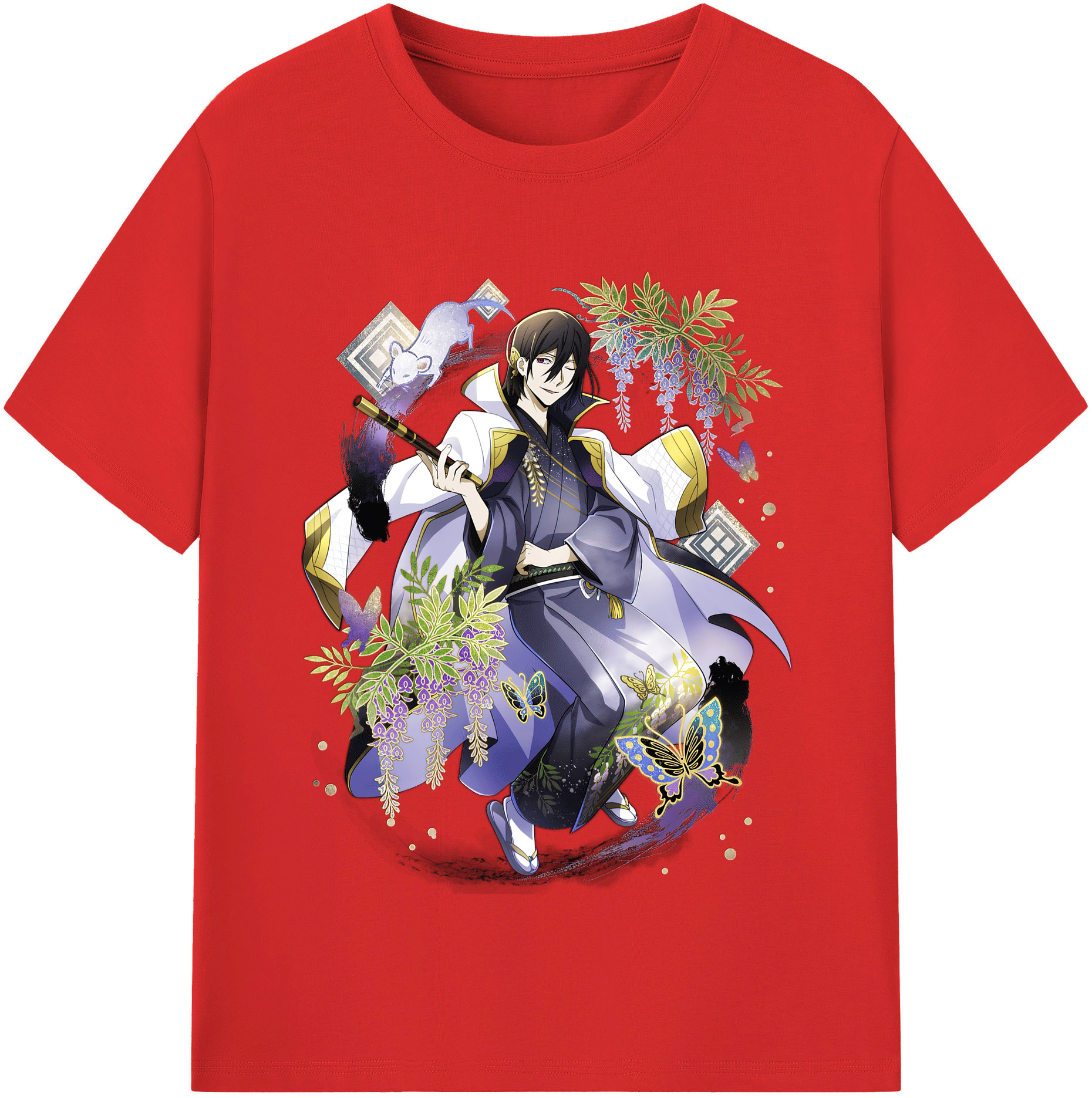 （画像用） 文豪ストレイドッグス Bungo Stray Dogs 綿100％半袖Tシャツ（フロントプリント）