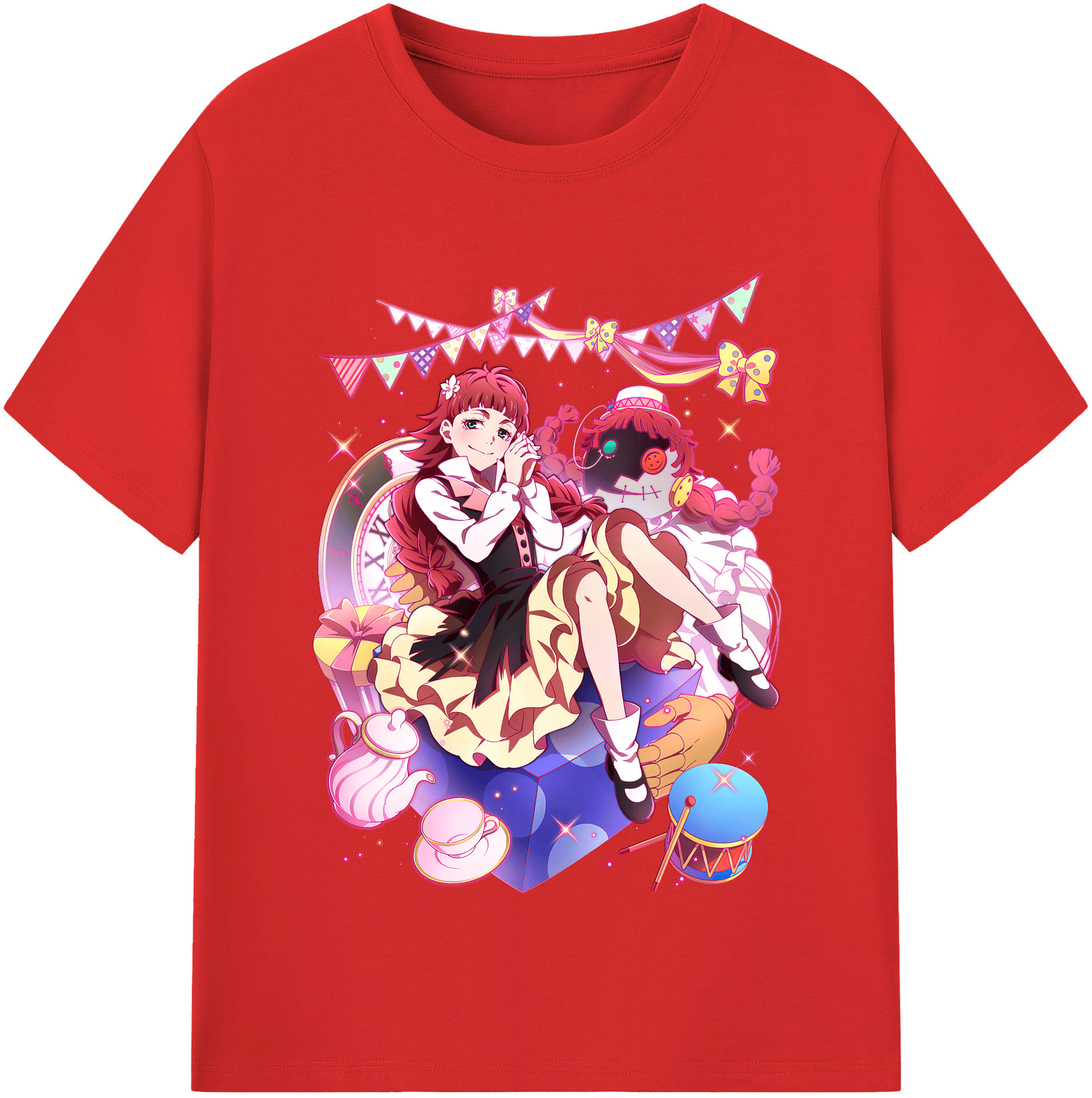 （画像用） 文豪ストレイドッグス Bungo Stray Dogs 綿100％半袖Tシャツ（フロントプリント）