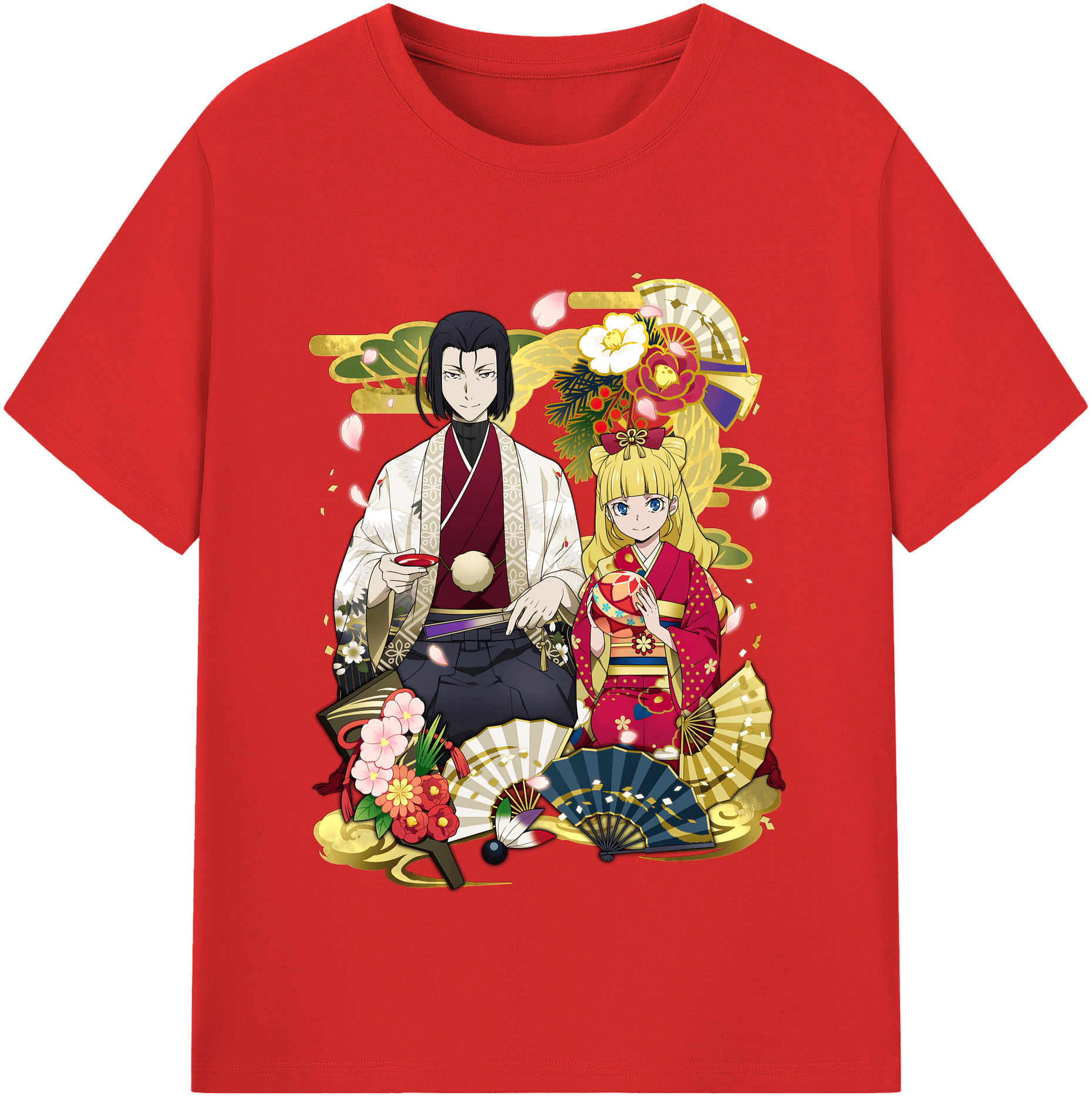 （画像用） 文豪ストレイドッグス Bungo Stray Dogs 綿100％半袖Tシャツ（フロントプリント）