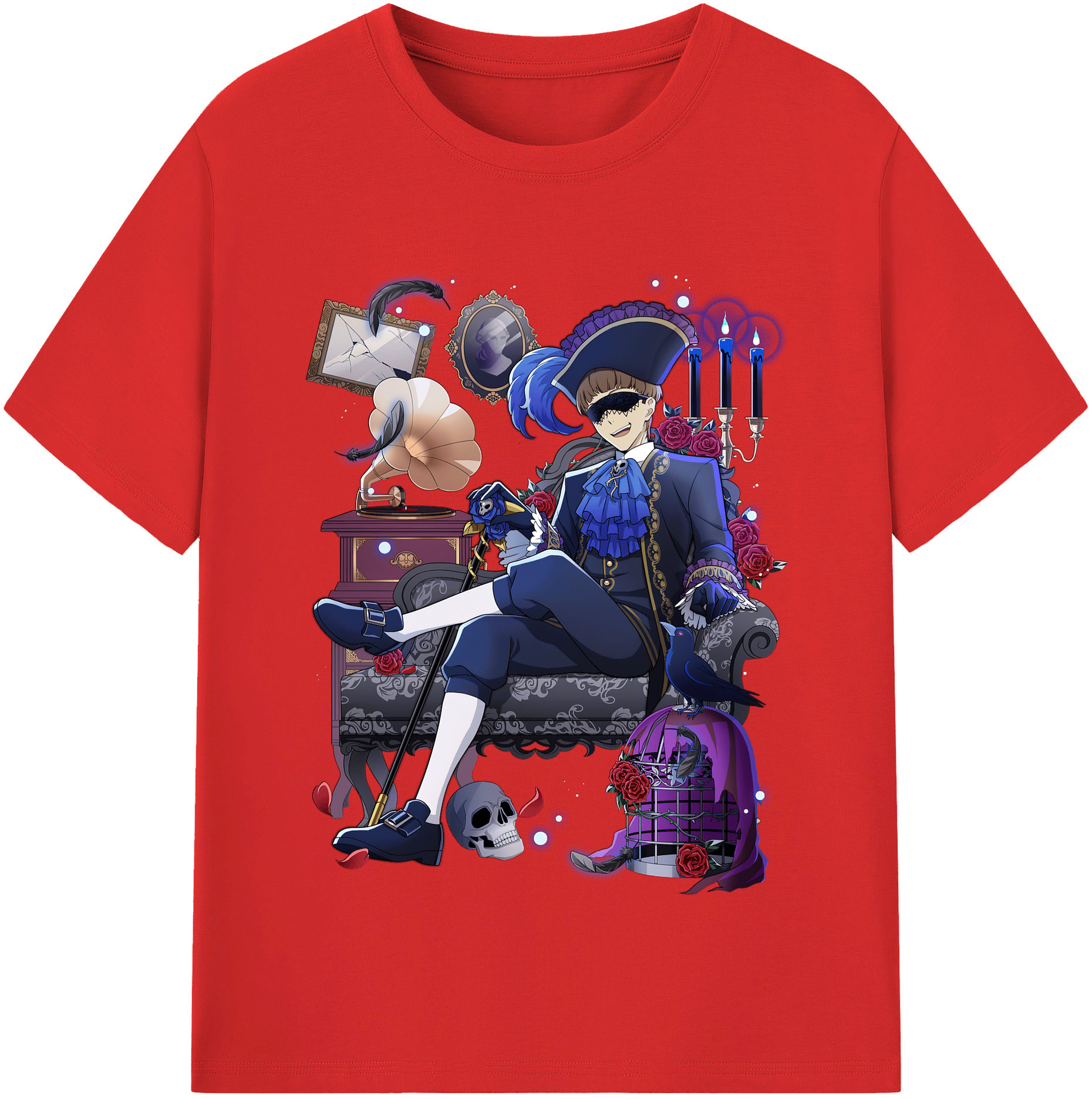 （画像用） 文豪ストレイドッグス Bungo Stray Dogs 綿100％半袖Tシャツ（フロントプリント）