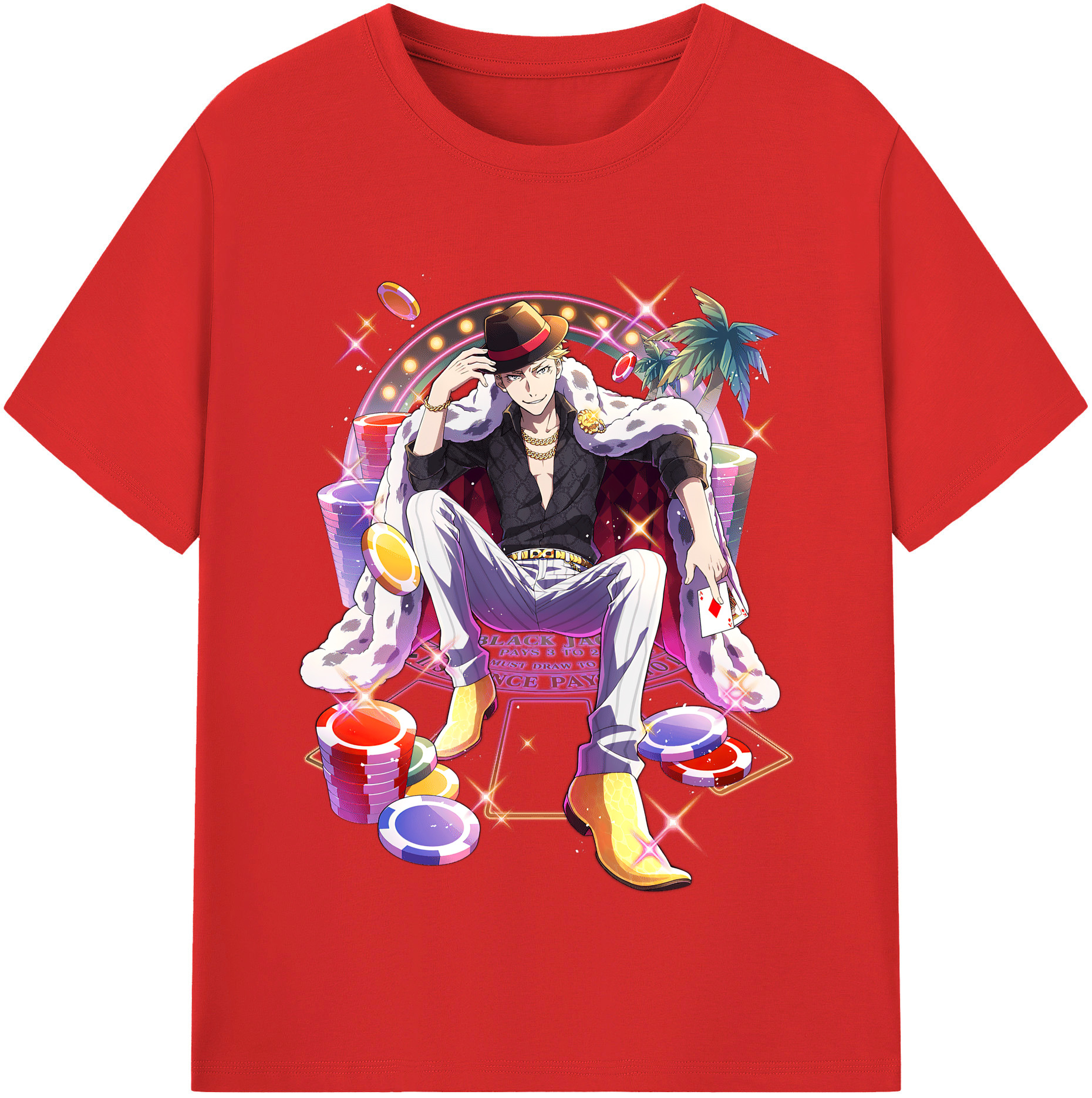（画像用） 文豪ストレイドッグス Bungo Stray Dogs 綿100％半袖Tシャツ（フロントプリント）