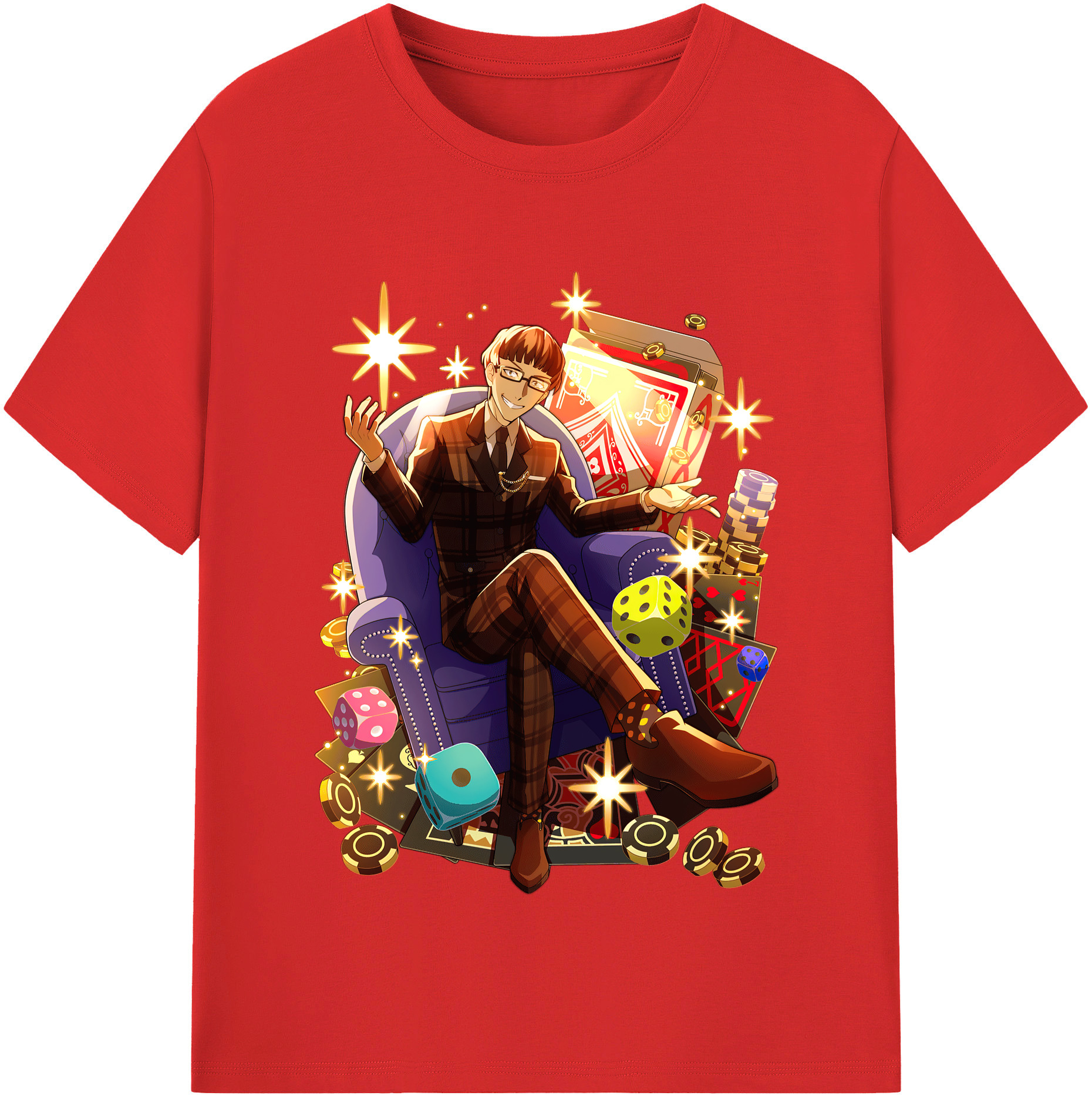 （画像用） 文豪ストレイドッグス Bungo Stray Dogs 綿100％半袖Tシャツ（フロントプリント）