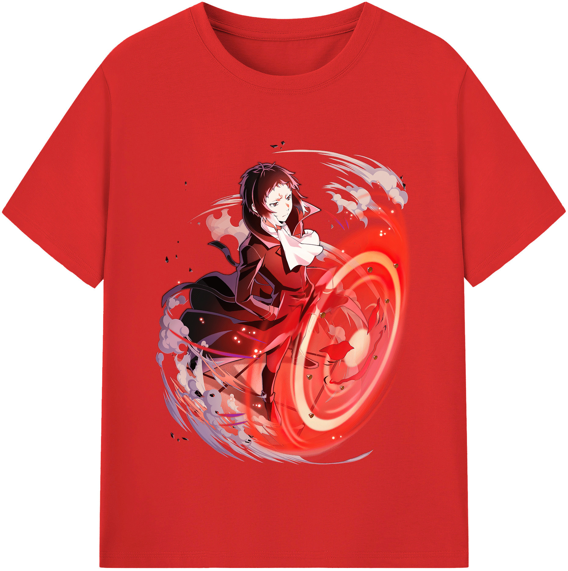 （画像用） 文豪ストレイドッグス Bungo Stray Dogs 綿100％半袖Tシャツ（フロントプリント）