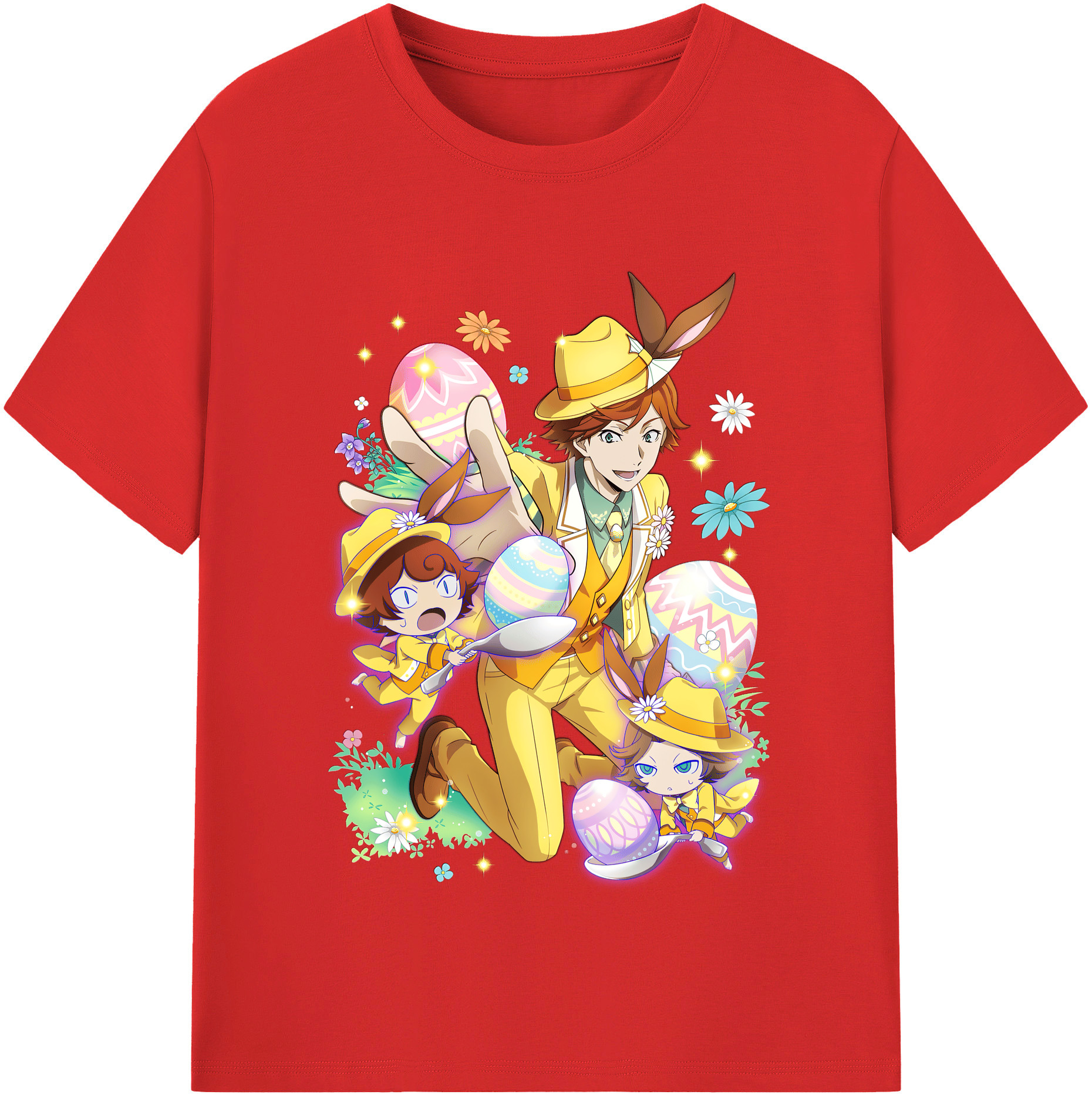（画像用） 文豪ストレイドッグス Bungo Stray Dogs 綿100％半袖Tシャツ（フロントプリント）