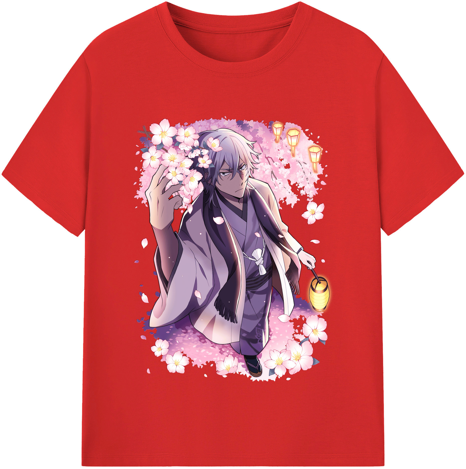 （画像用） 文豪ストレイドッグス Bungo Stray Dogs 綿100％半袖Tシャツ（フロントプリント）