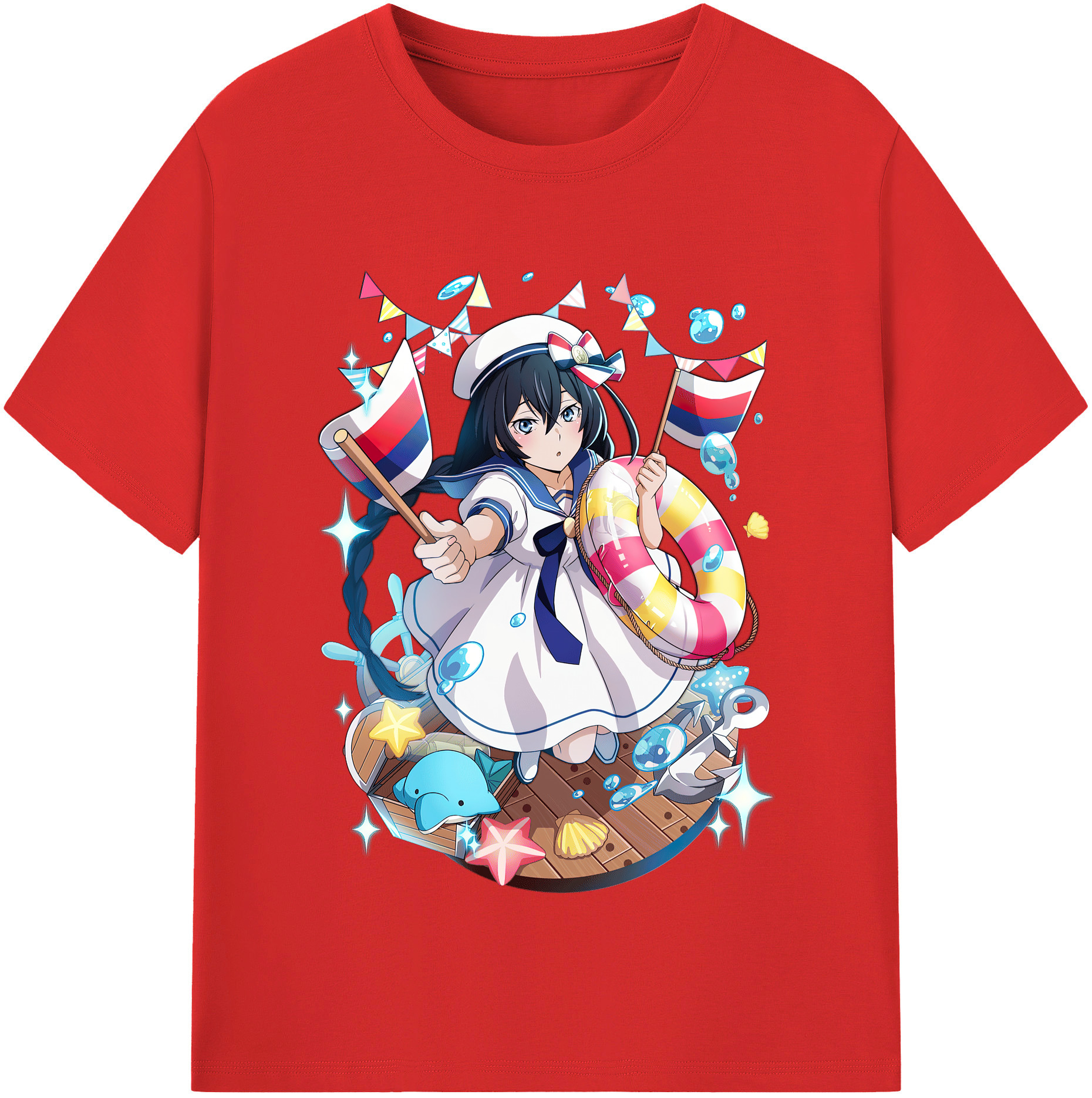 （画像用） 文豪ストレイドッグス Bungo Stray Dogs 綿100％半袖Tシャツ（フロントプリント）