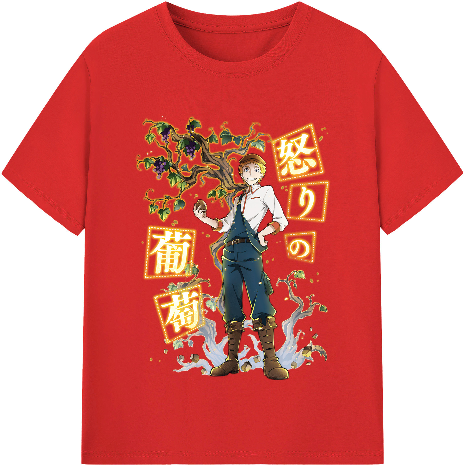 （画像用） 文豪ストレイドッグス Bungo Stray Dogs 綿100％半袖Tシャツ（フロントプリント）